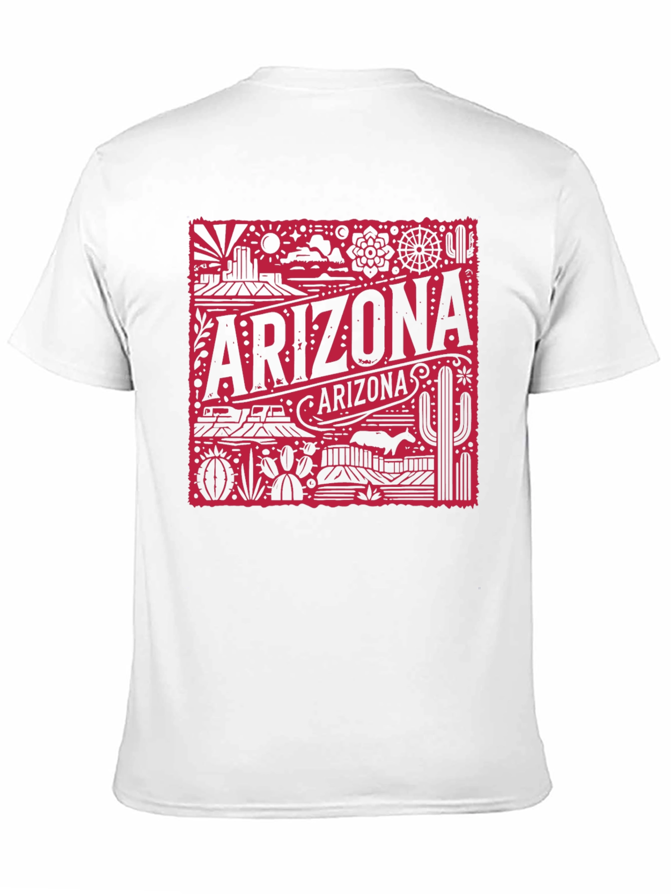 Camiseta Negra Arizona Retro