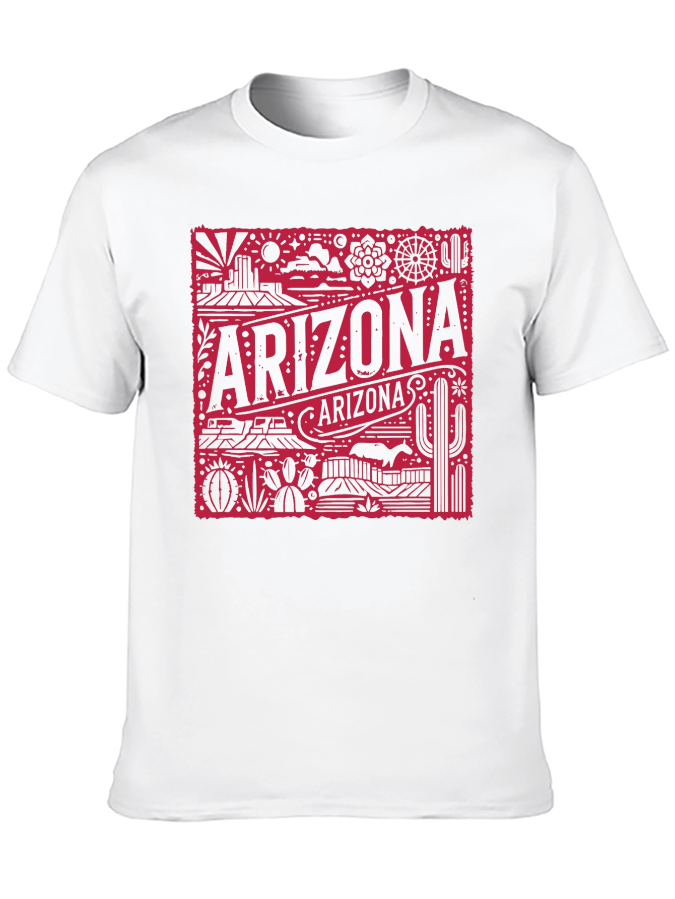 Camiseta Negra Arizona Retro