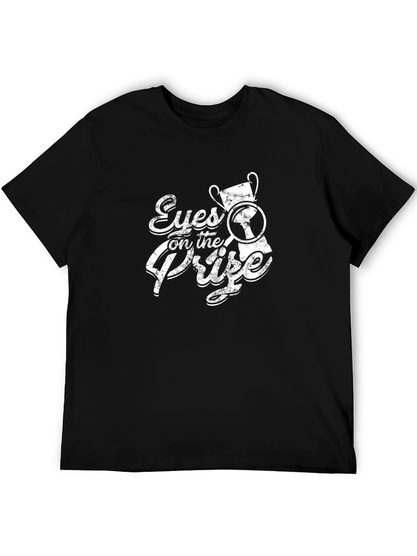 Camiseta Negra Ojos en el Premio para Triunfadores