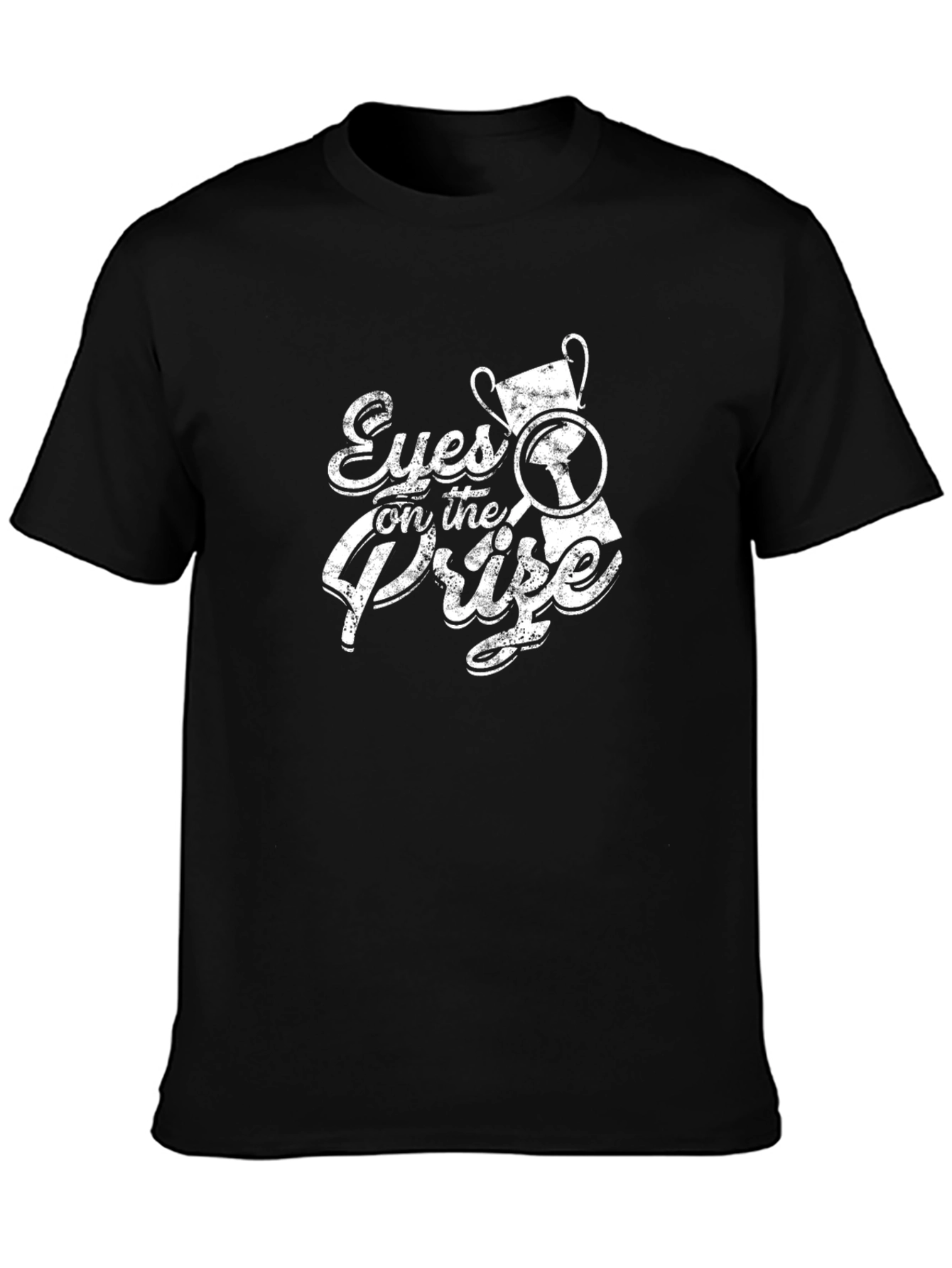 Camiseta Negra Ojos en el Premio para Triunfadores