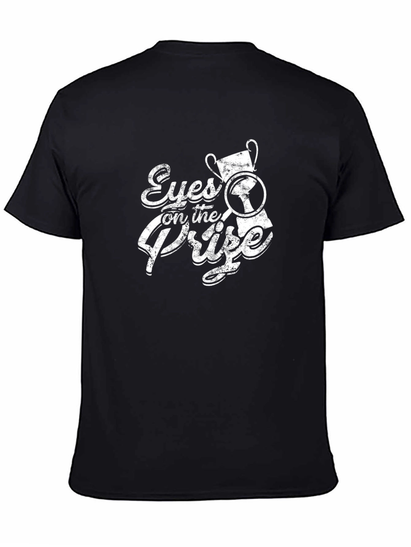 Camiseta Negra Ojos en el Premio para Triunfadores