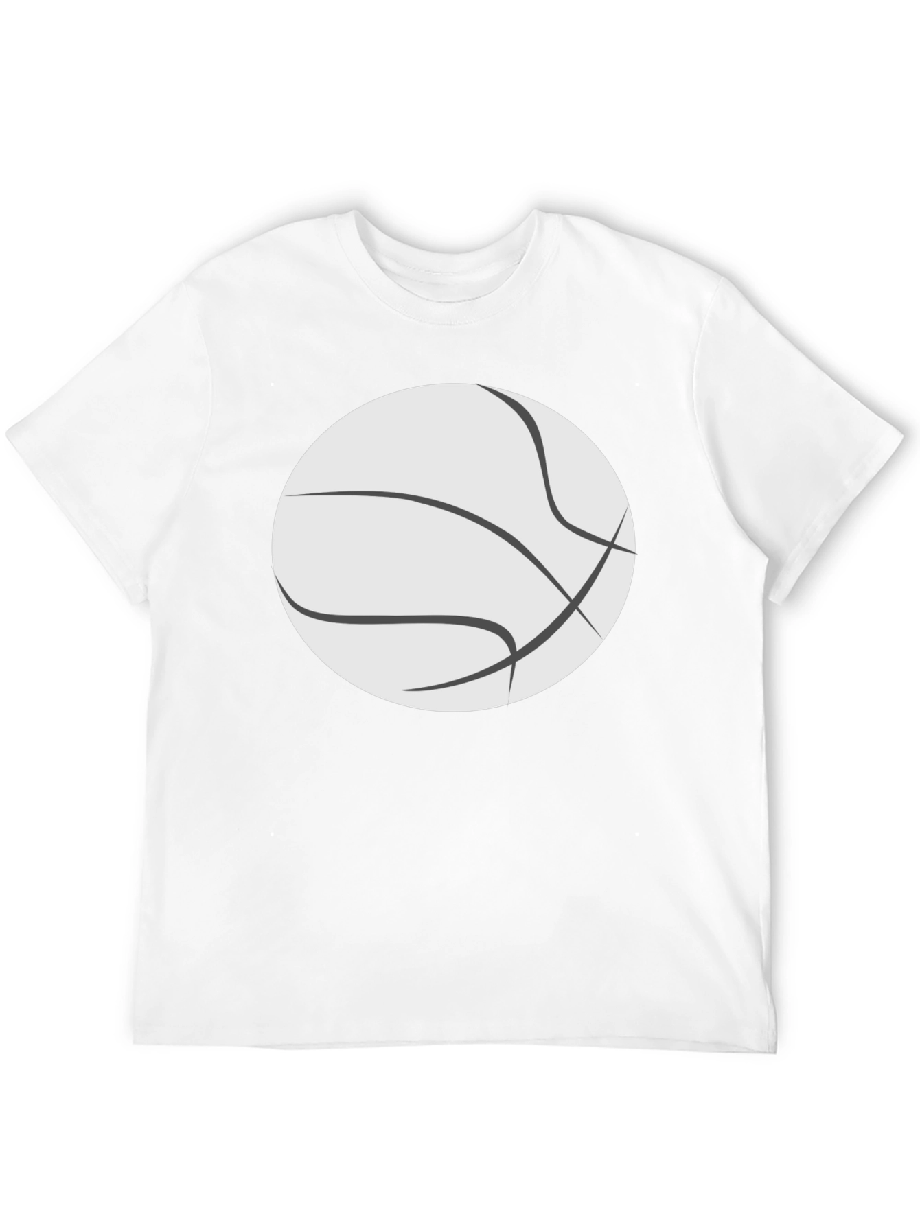 Camiseta Negra con Diseño de Baloncesto