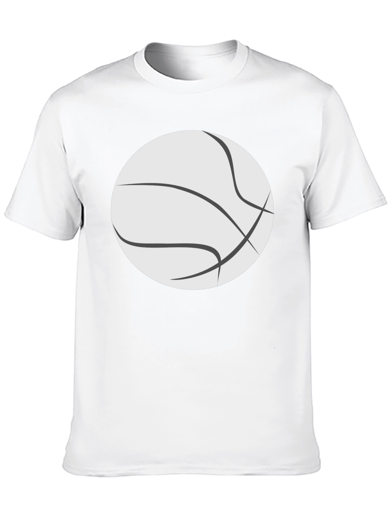 Camiseta Negra con Diseño de Baloncesto
