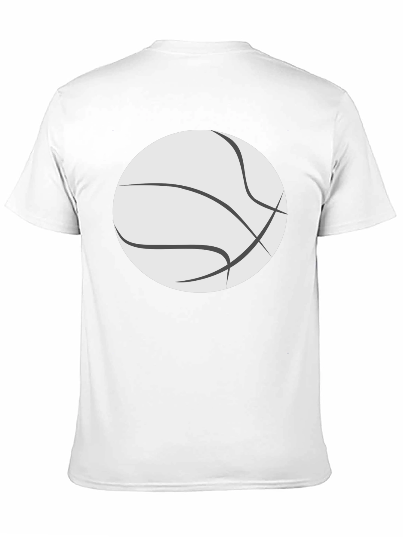 Camiseta Negra con Diseño de Baloncesto