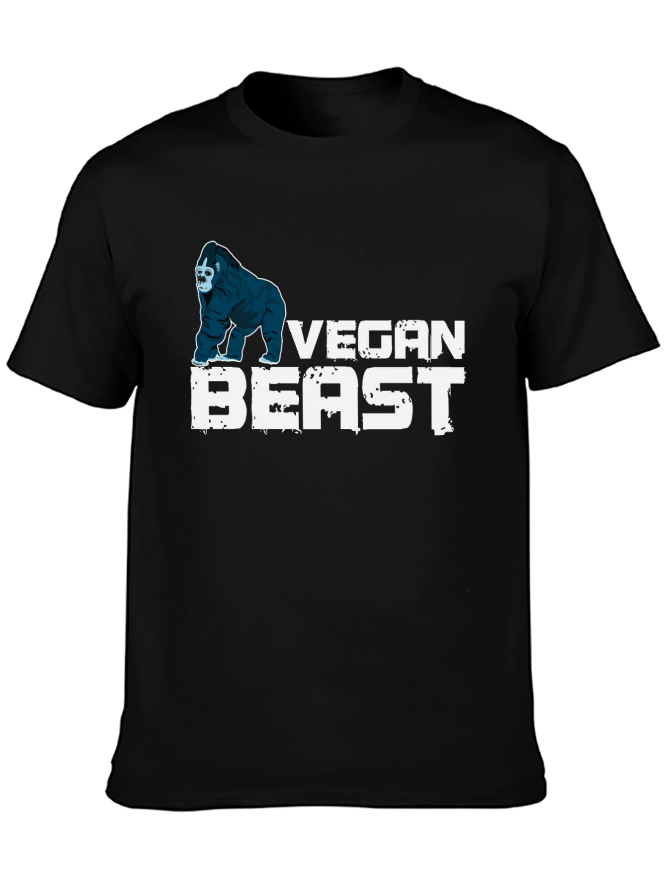 Camiseta Negra Vegan Beast