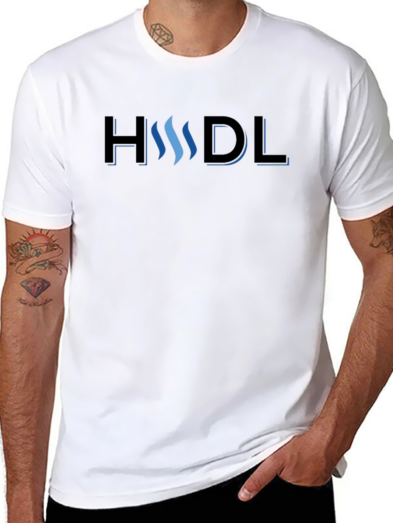 Camiseta Negra HODL Crypto Bitcoin