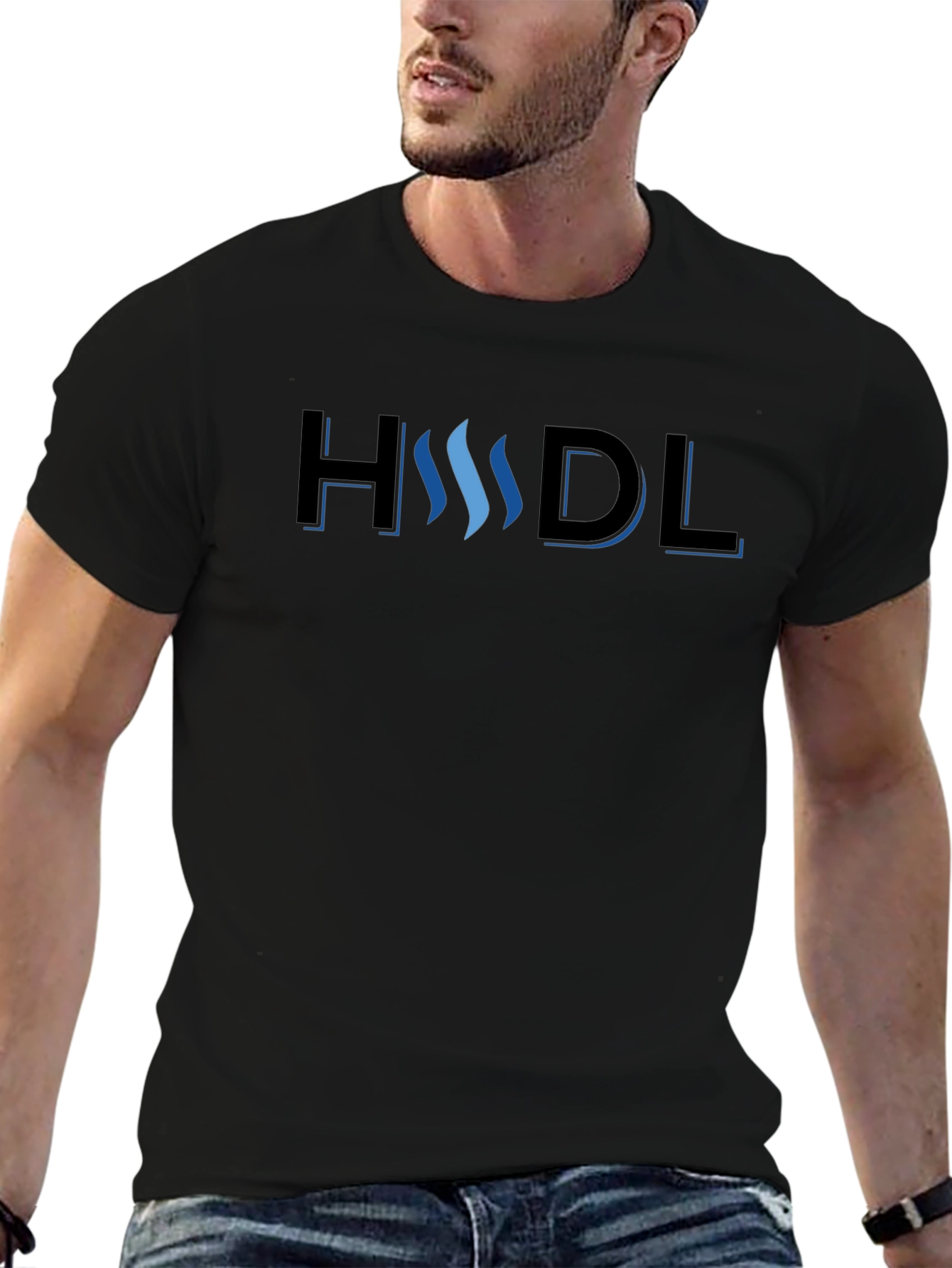 Camiseta Negra HODL Crypto Bitcoin