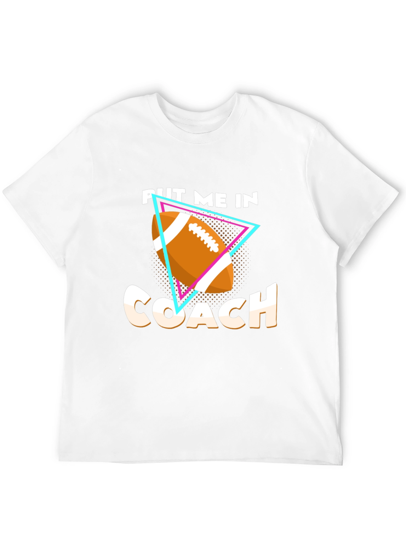 Camiseta Negra ¡Ponme Entrenador! Fútbol Americano