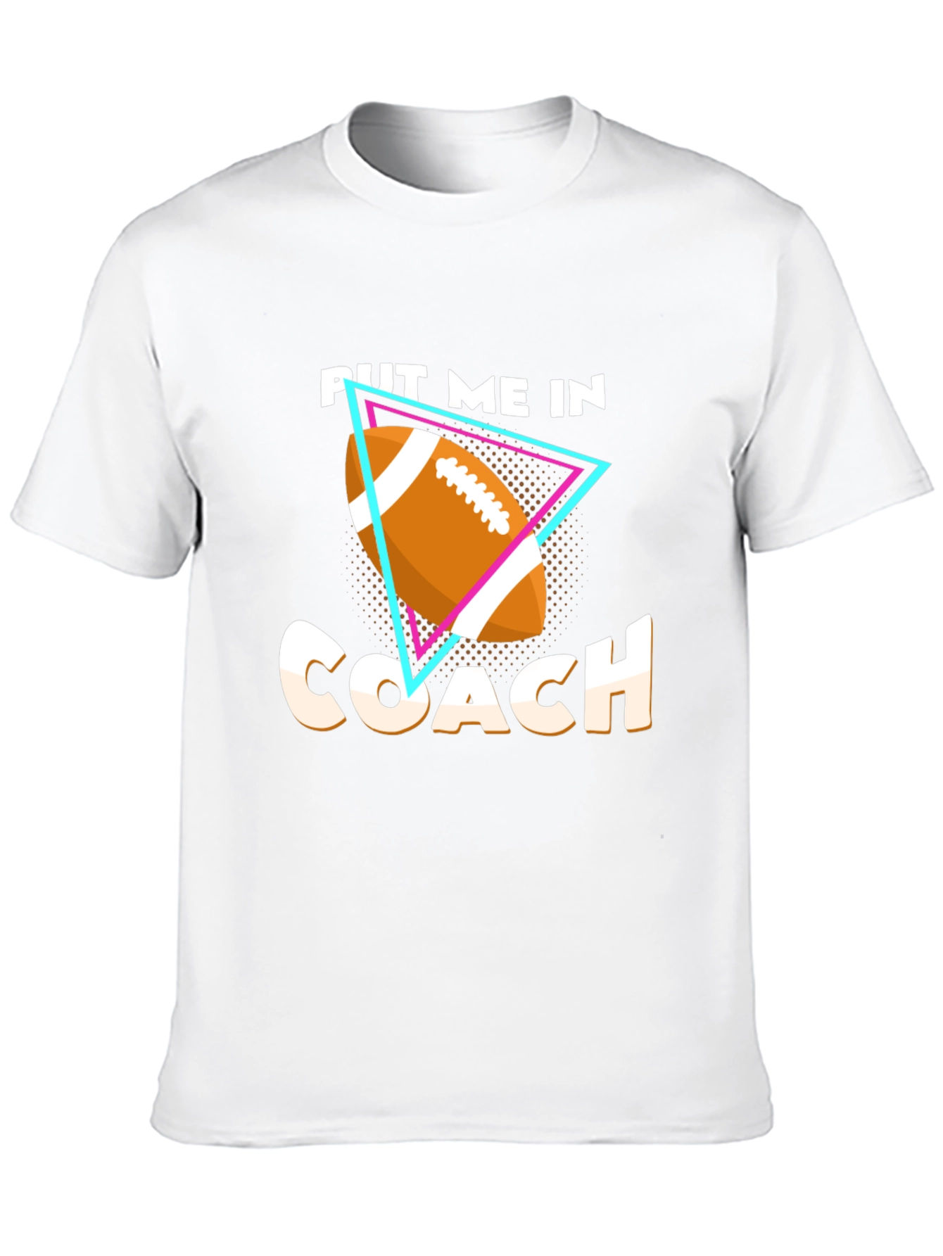 Camiseta Negra ¡Ponme Entrenador! Fútbol Americano