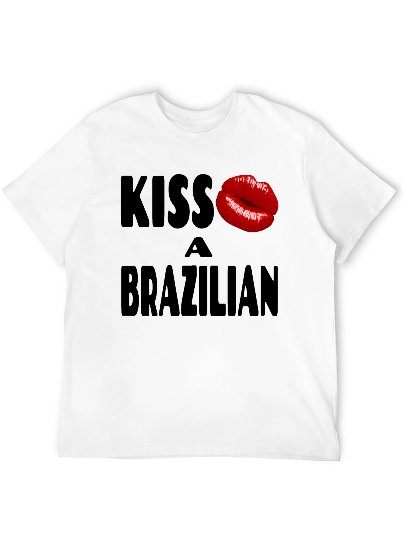 Camiseta Negra Kiss a Brazilian - Diseño Atrevido
