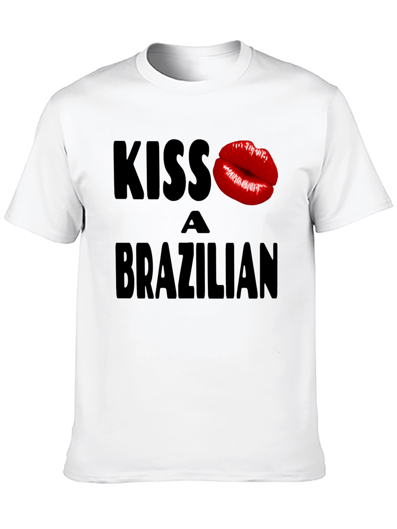 Camiseta Negra Kiss a Brazilian - Diseño Atrevido
