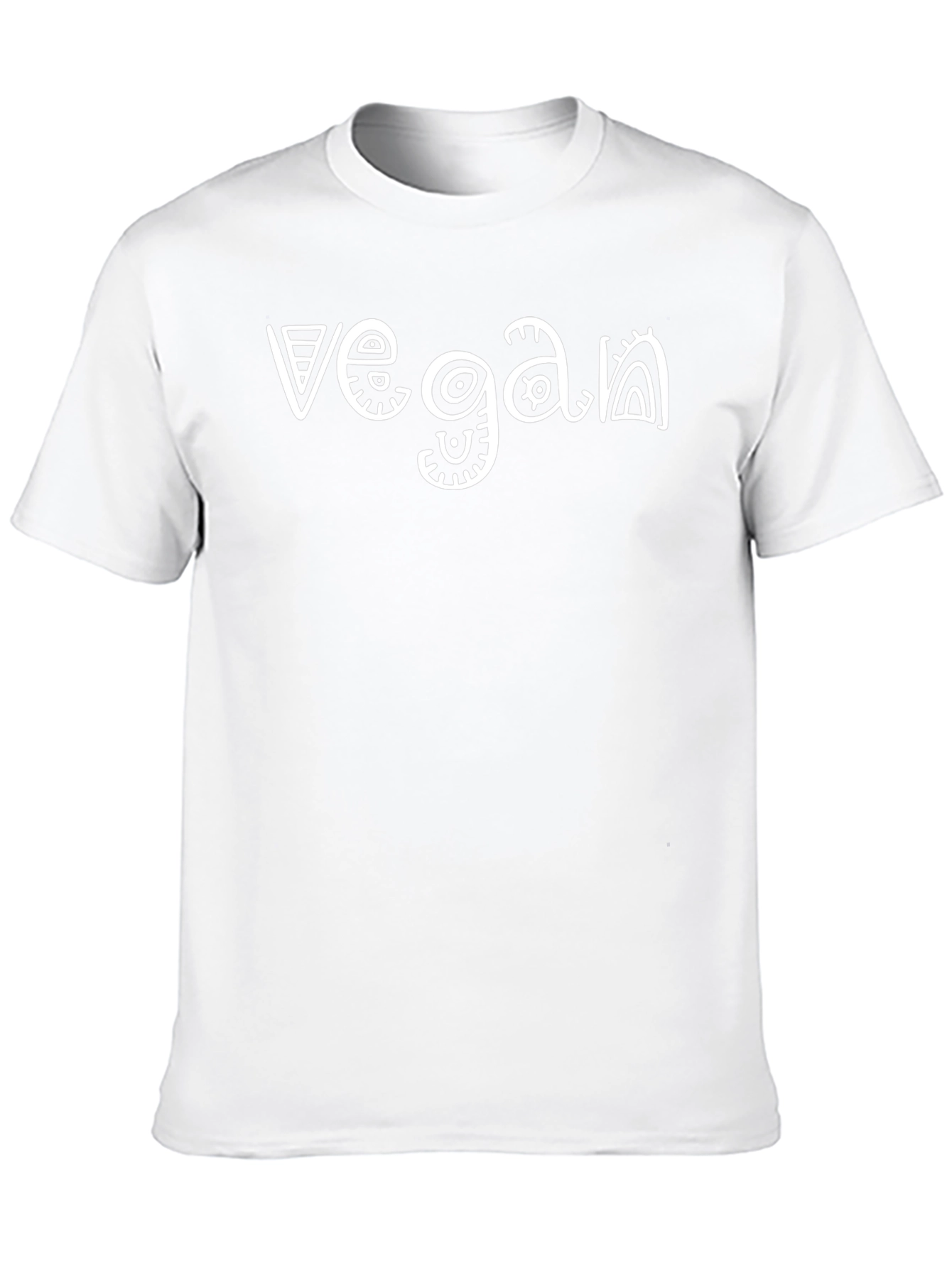 Camiseta Negra Vegan Estilo Tribal
