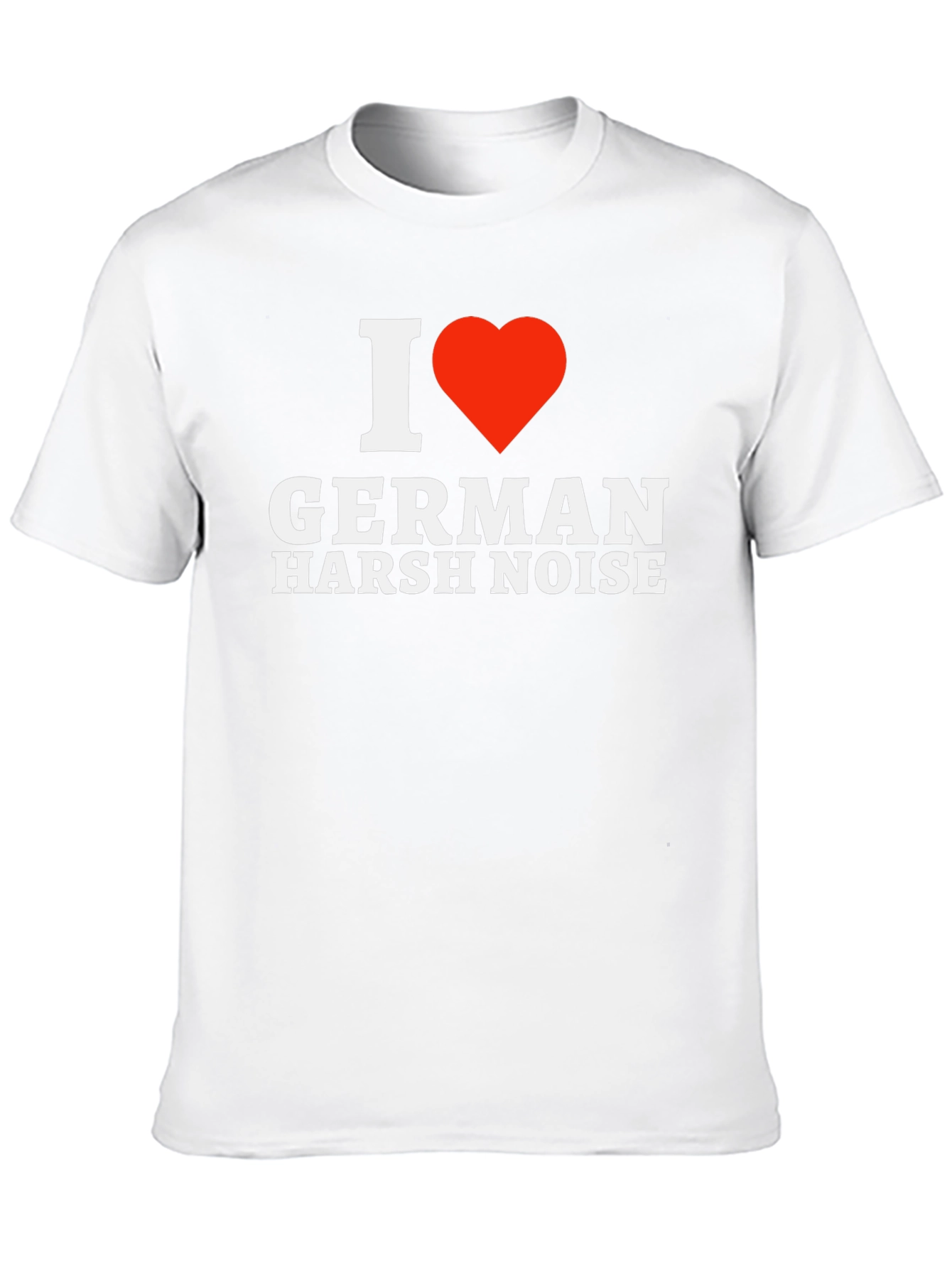 Camiseta Negra I ❤️ German Harsh Noise