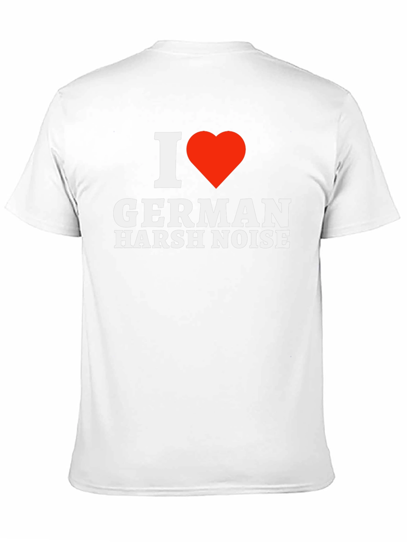 Camiseta Negra I ❤️ German Harsh Noise