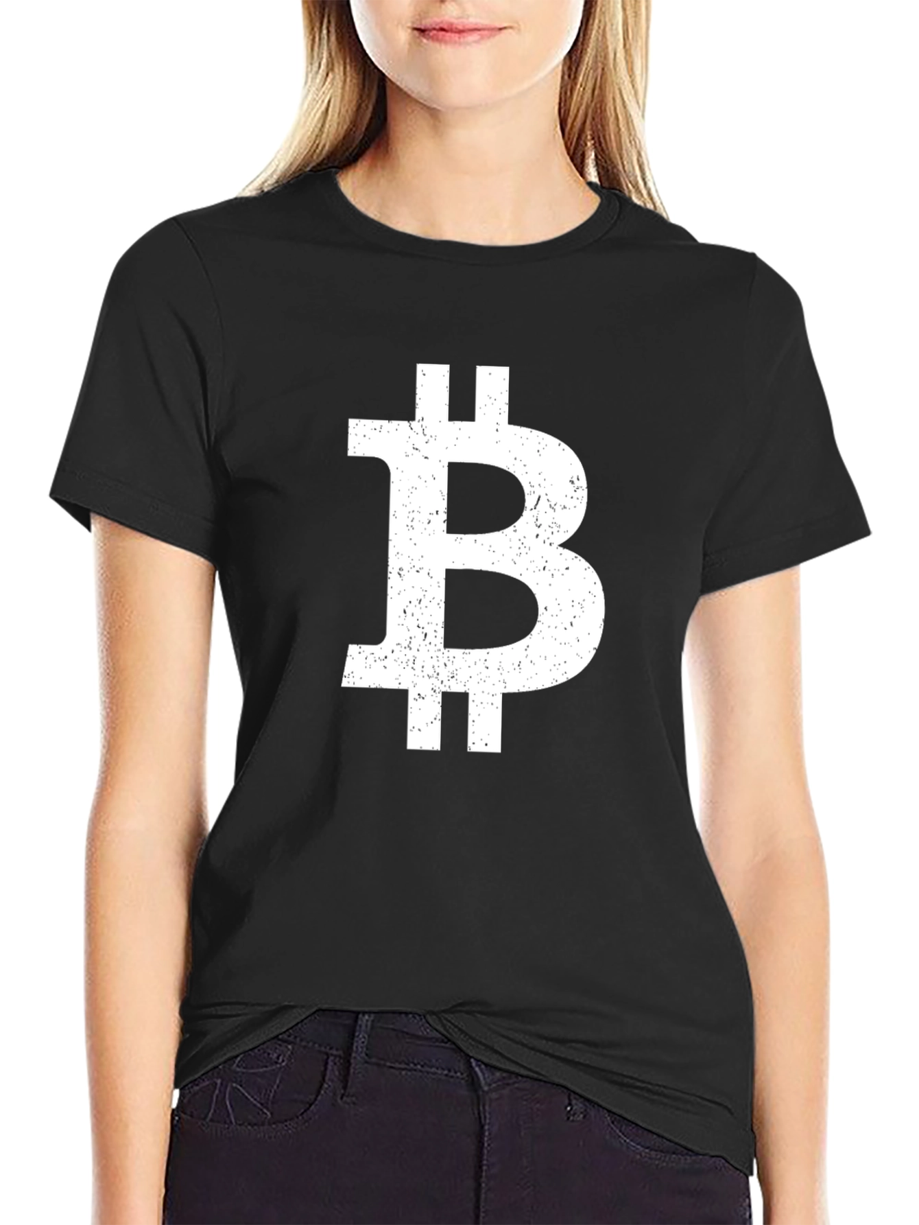Camiseta Bitcoin Hombre - Diseño Clásico