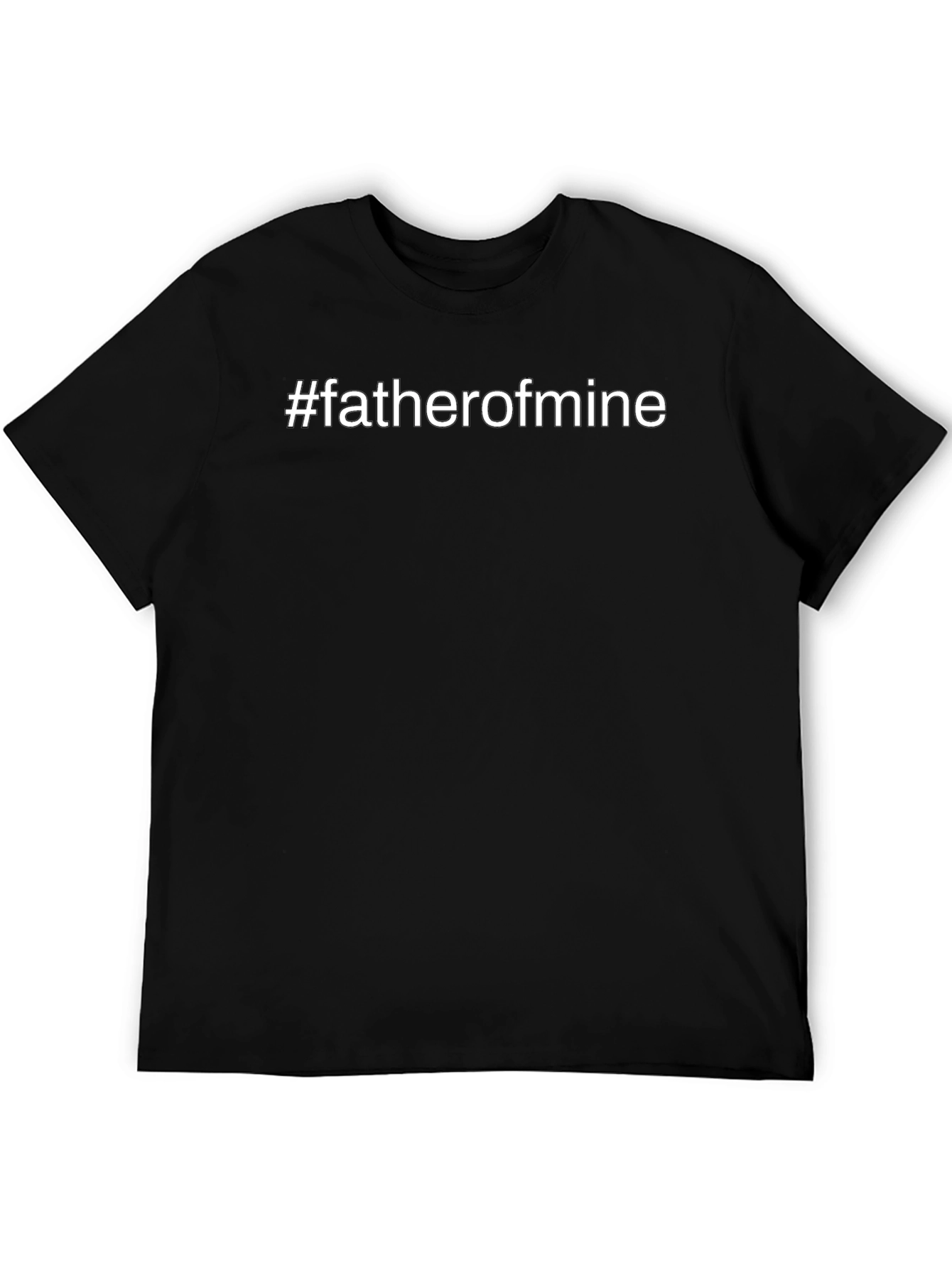 Camiseta Negra #fatherofmine