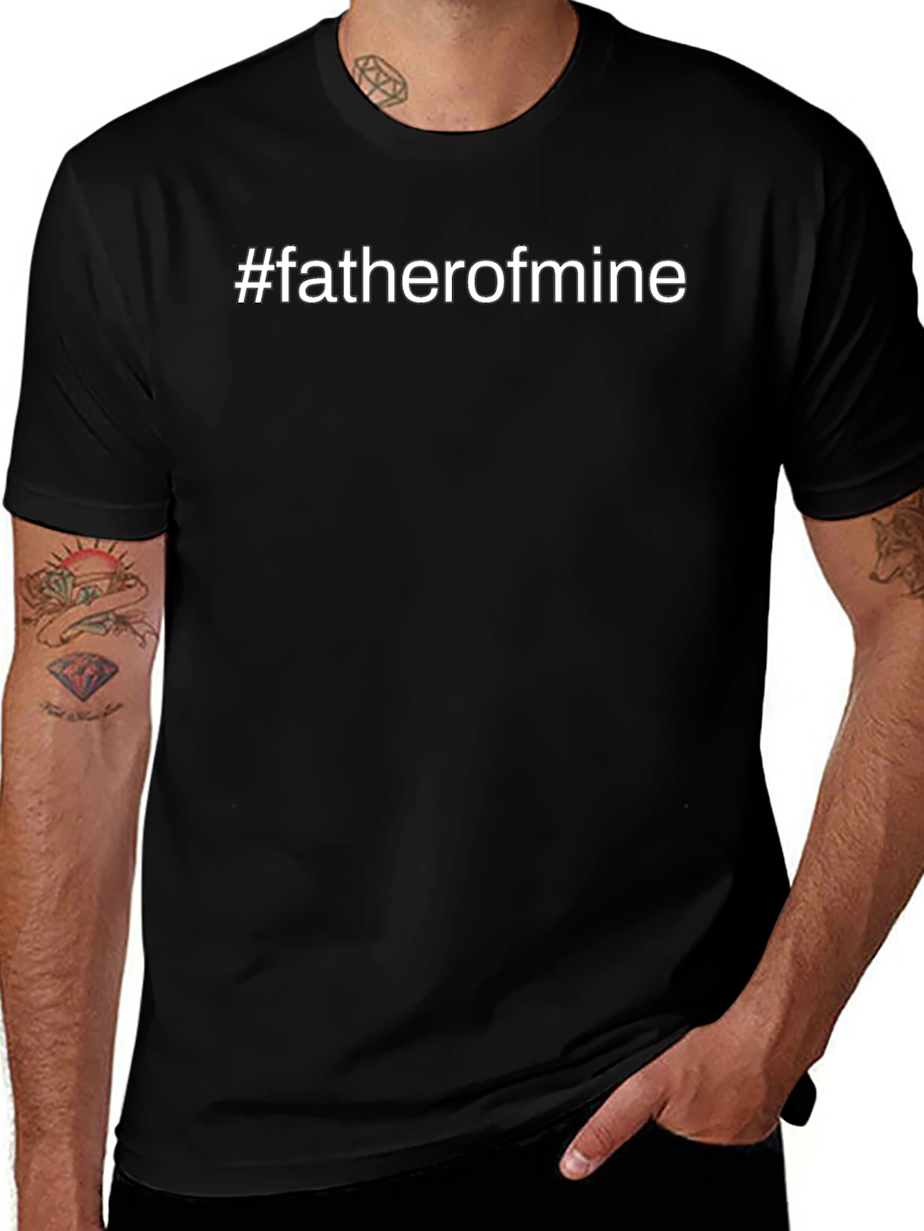 Camiseta Negra #fatherofmine