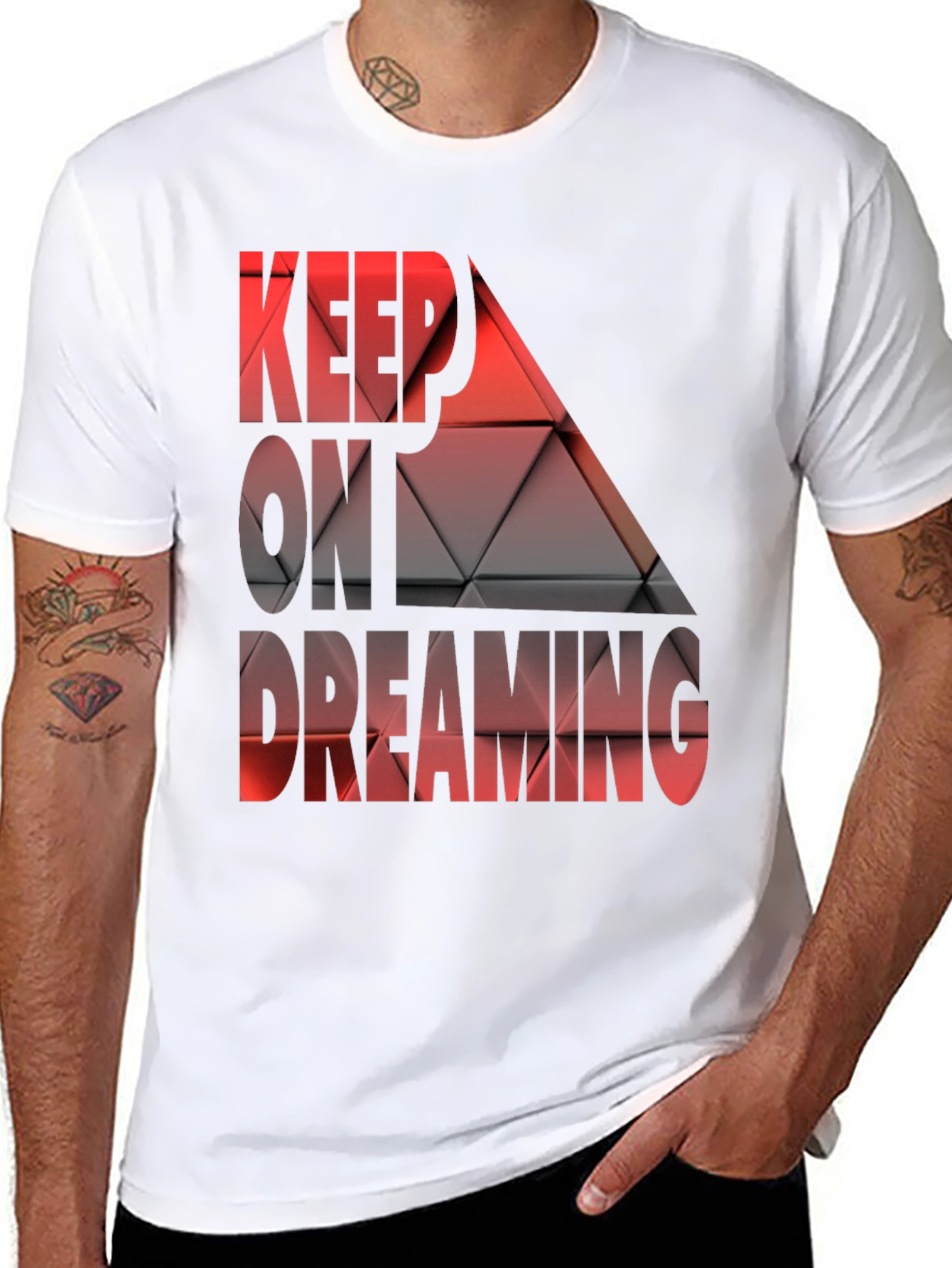 Camiseta Negra Keep On Dreaming