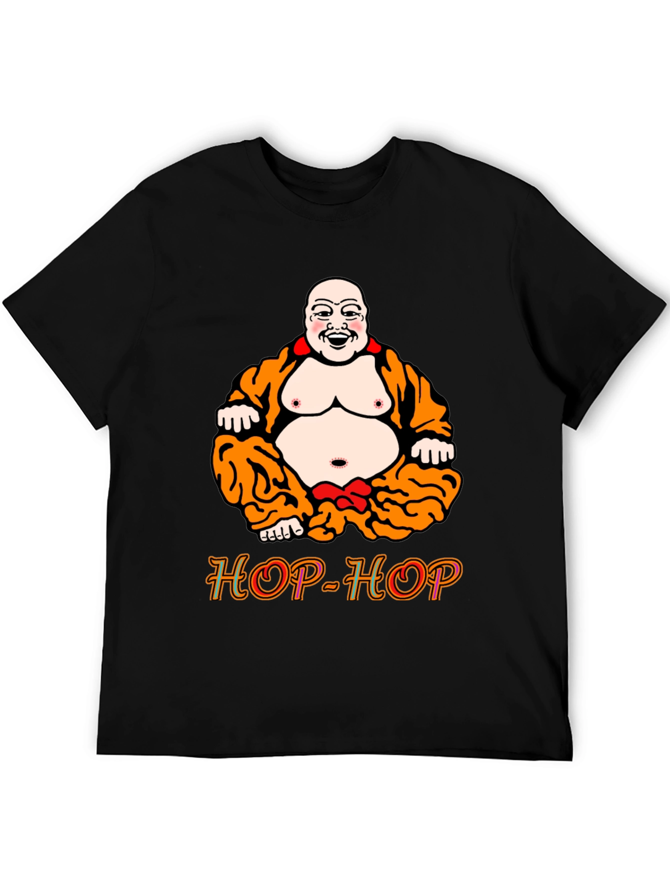 Camiseta Negra Buda HOP-HOP Original