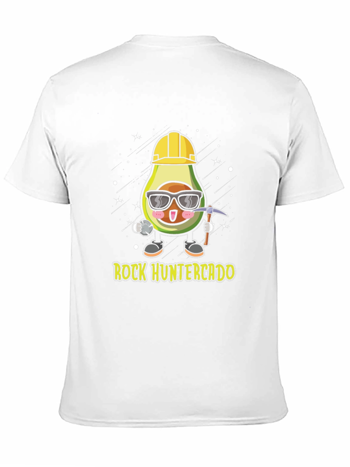 Camiseta Negra: Aguacate Minero