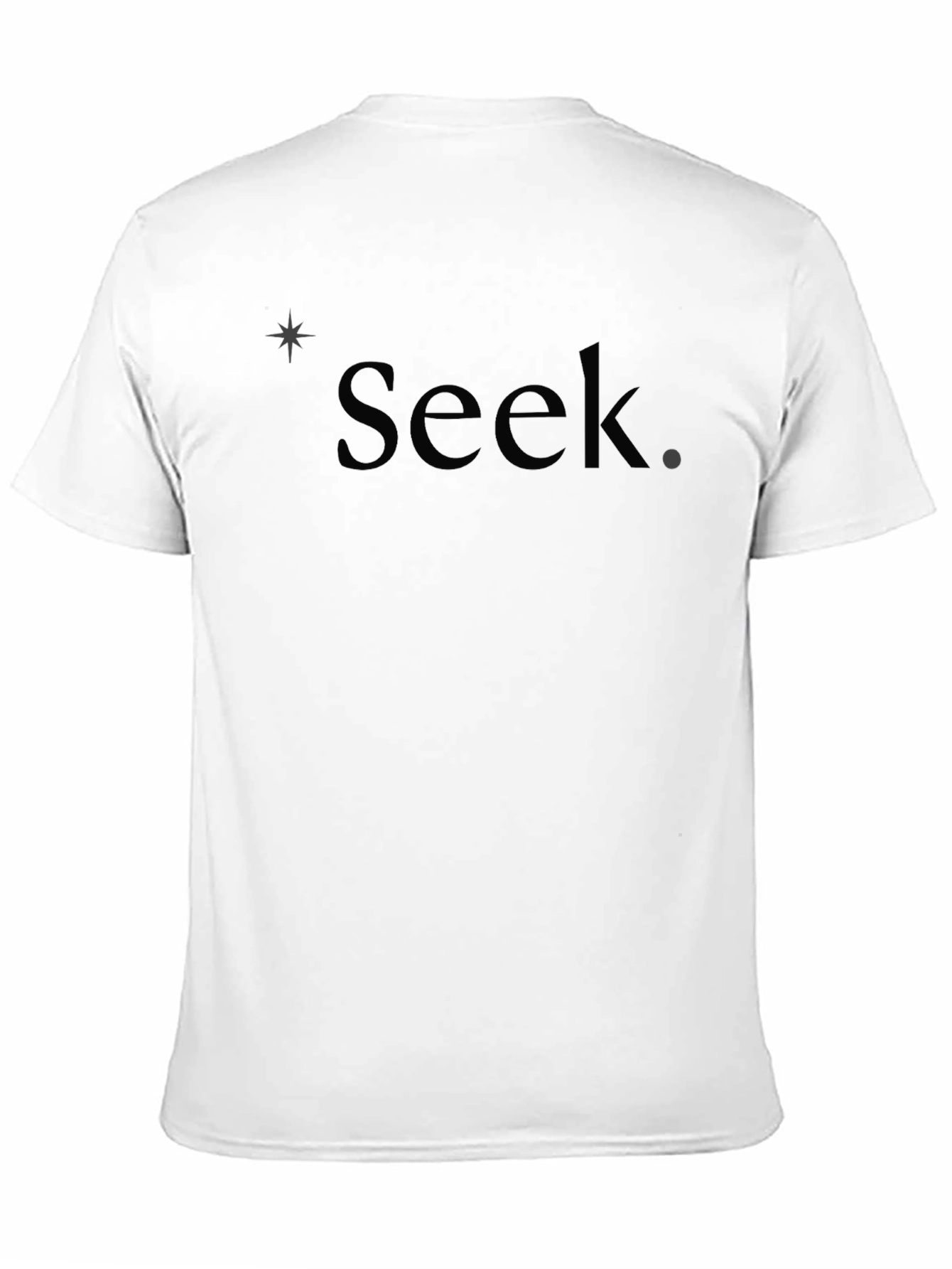Camiseta Negra Seek para Hombre