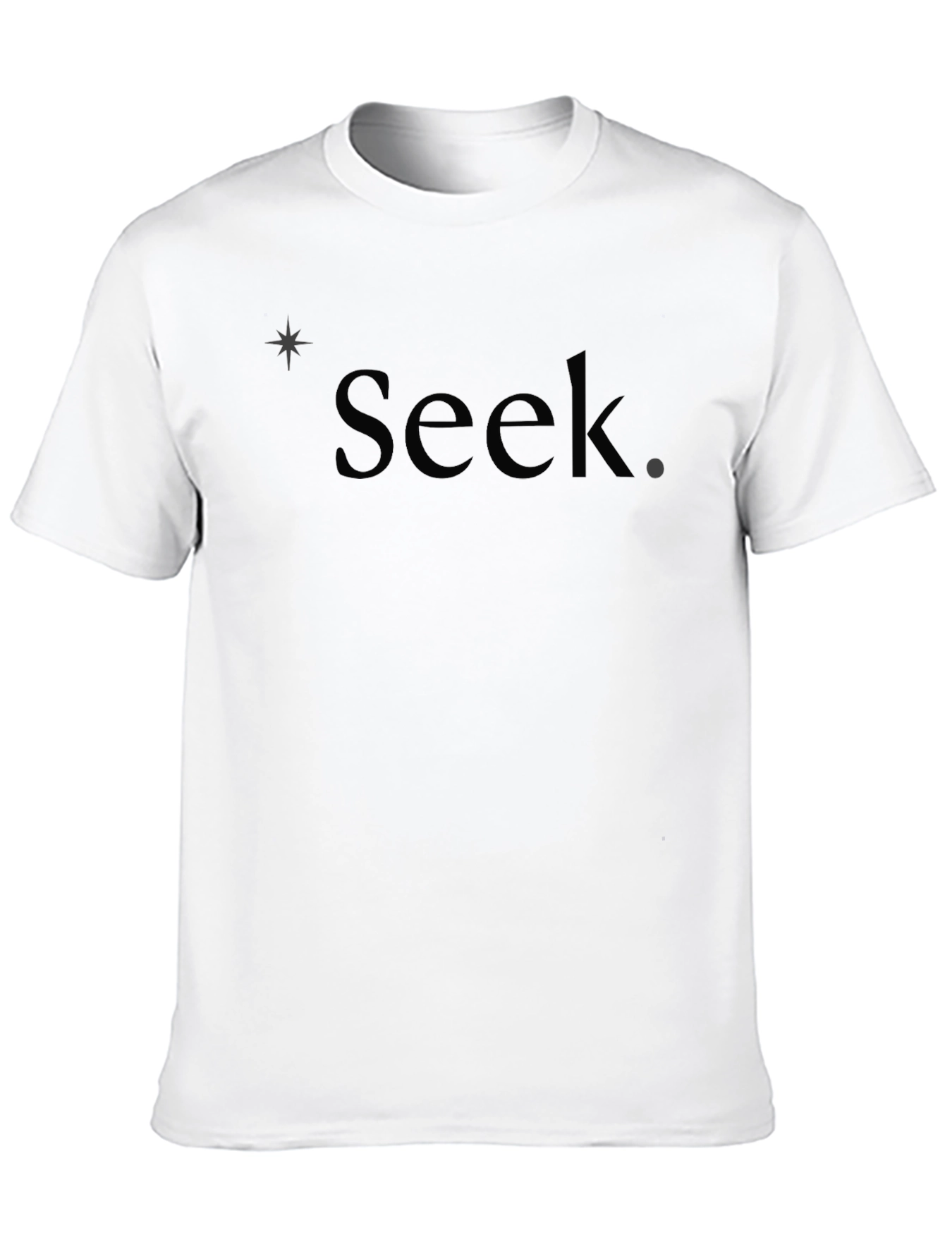 Camiseta Negra Seek para Hombre