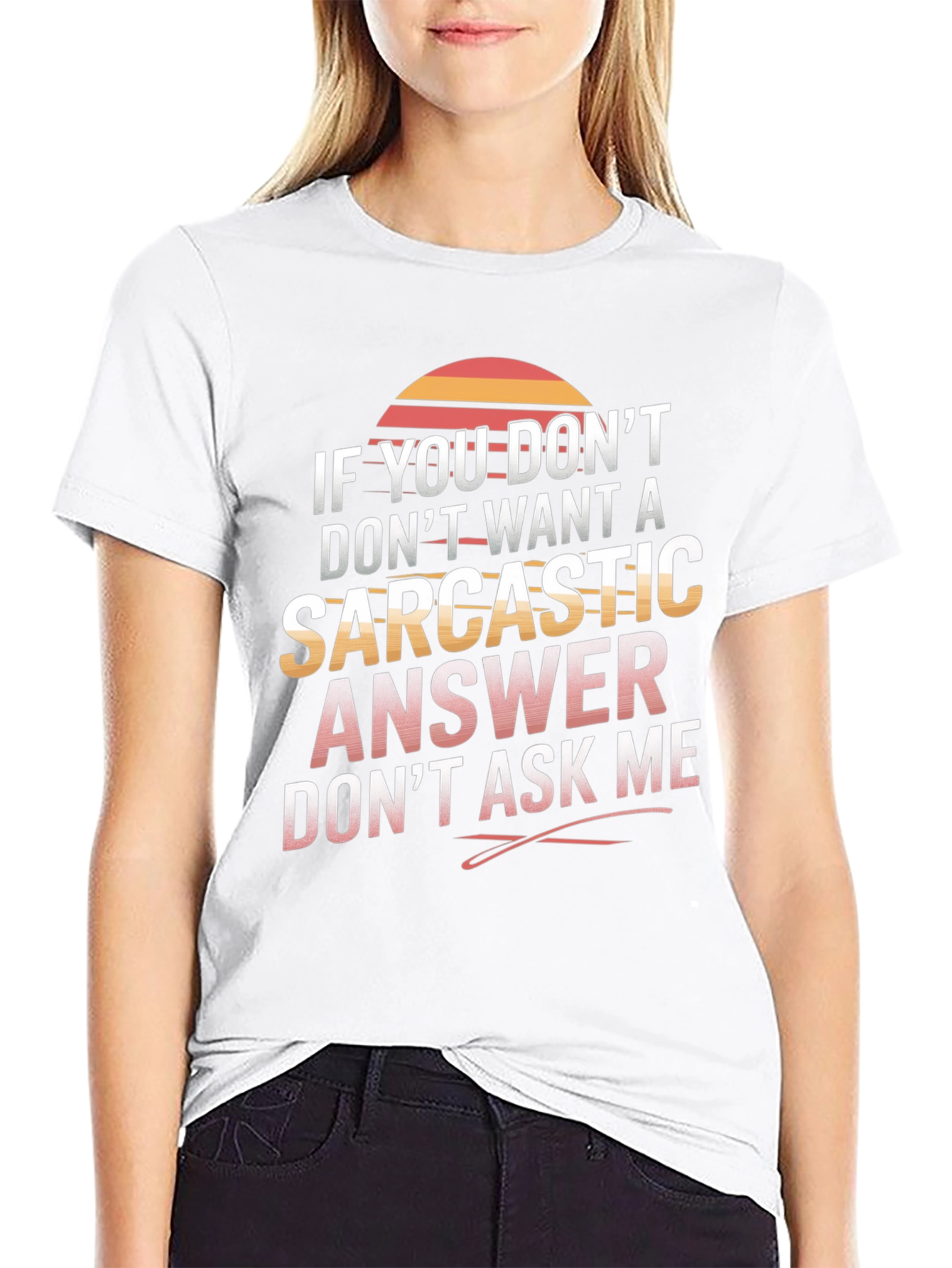Camiseta sarcástica No preguntes