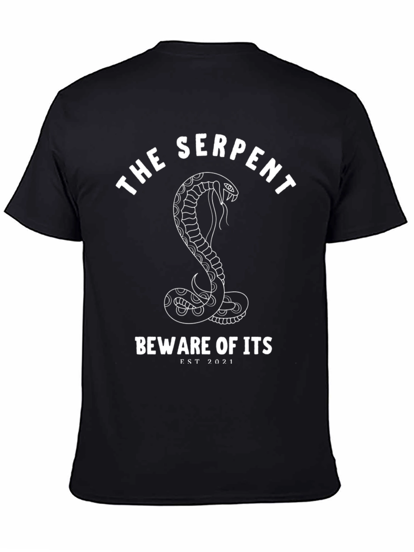 Camiseta Negra La Serpiente - Estilo y Misterio