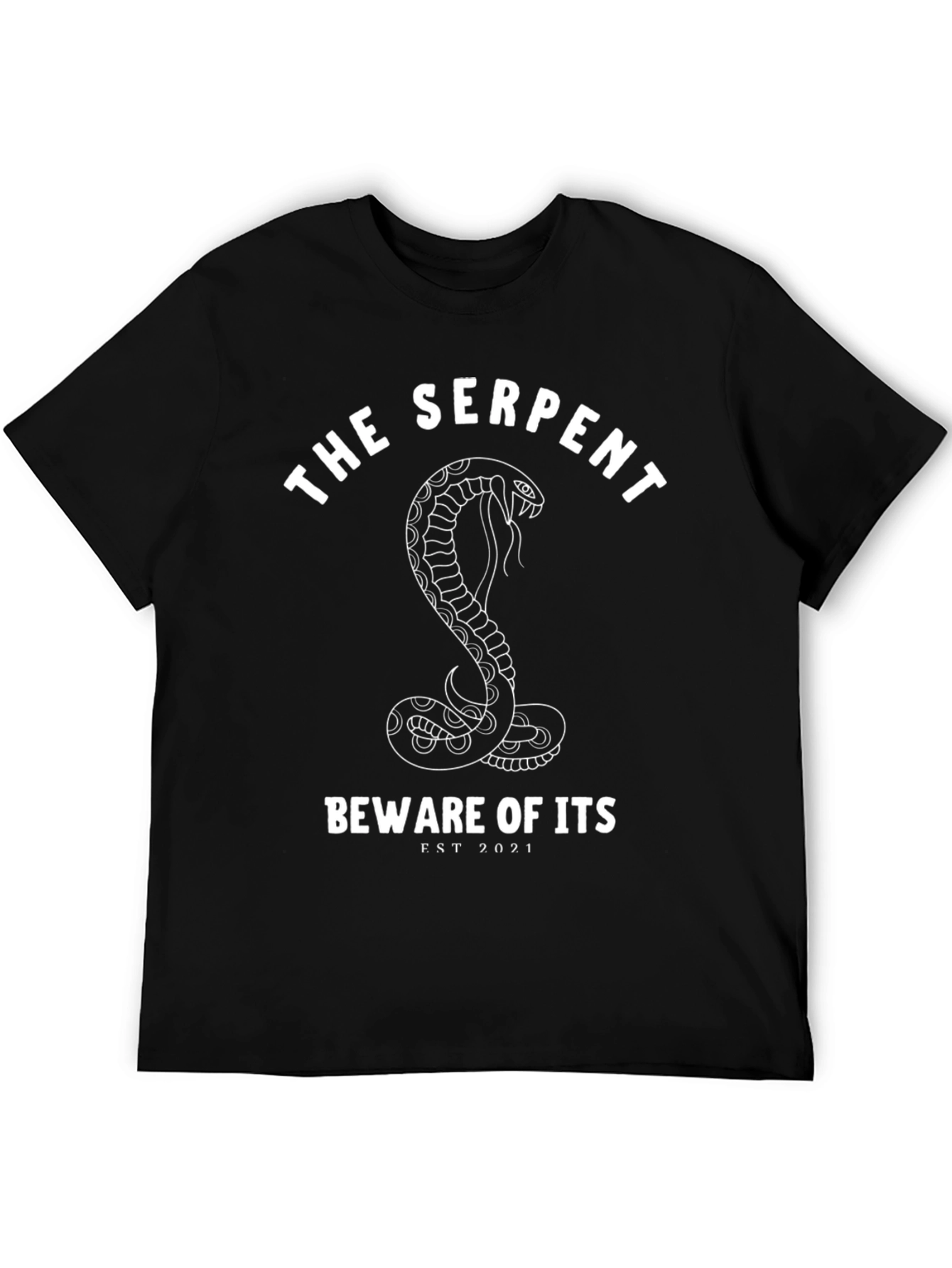 Camiseta Negra La Serpiente - Estilo y Misterio