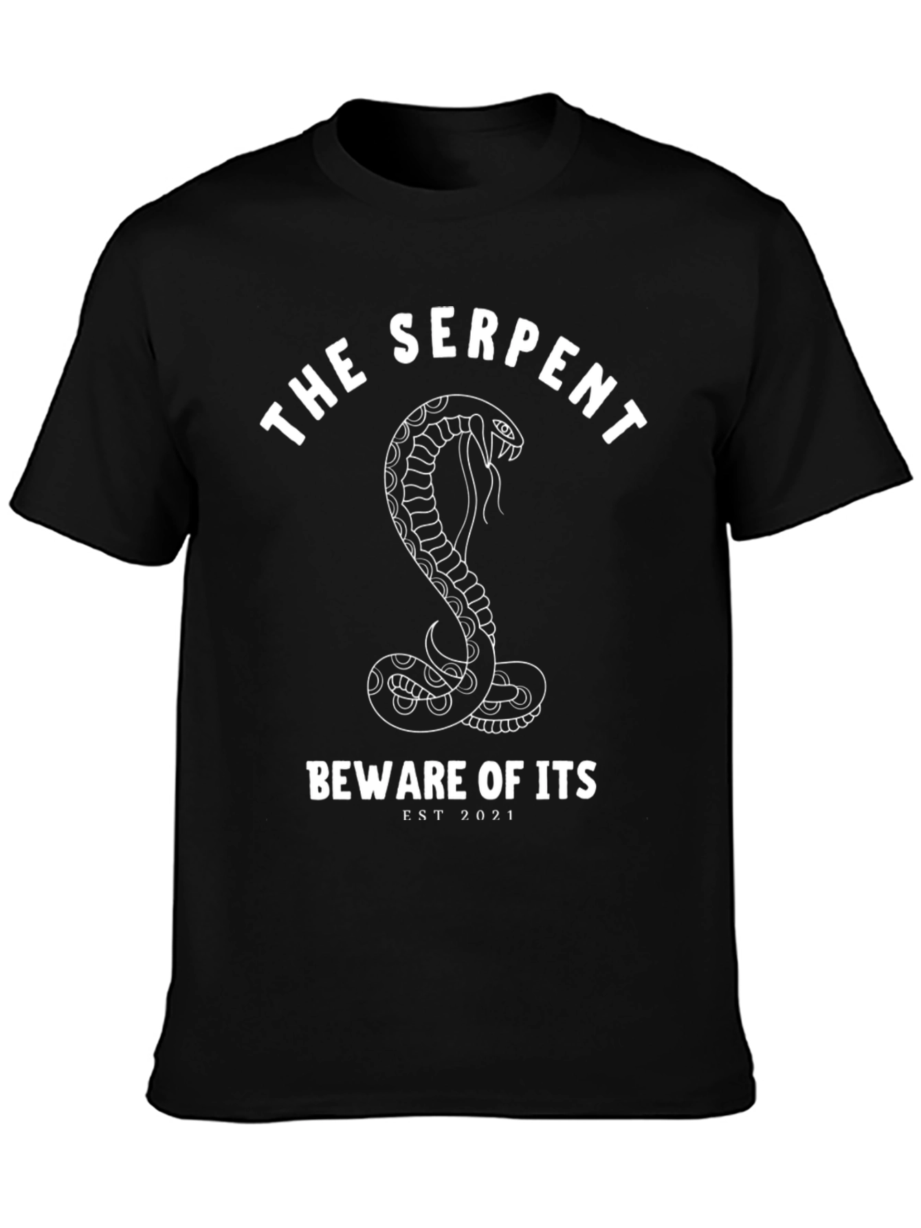 Camiseta Negra La Serpiente - Estilo y Misterio