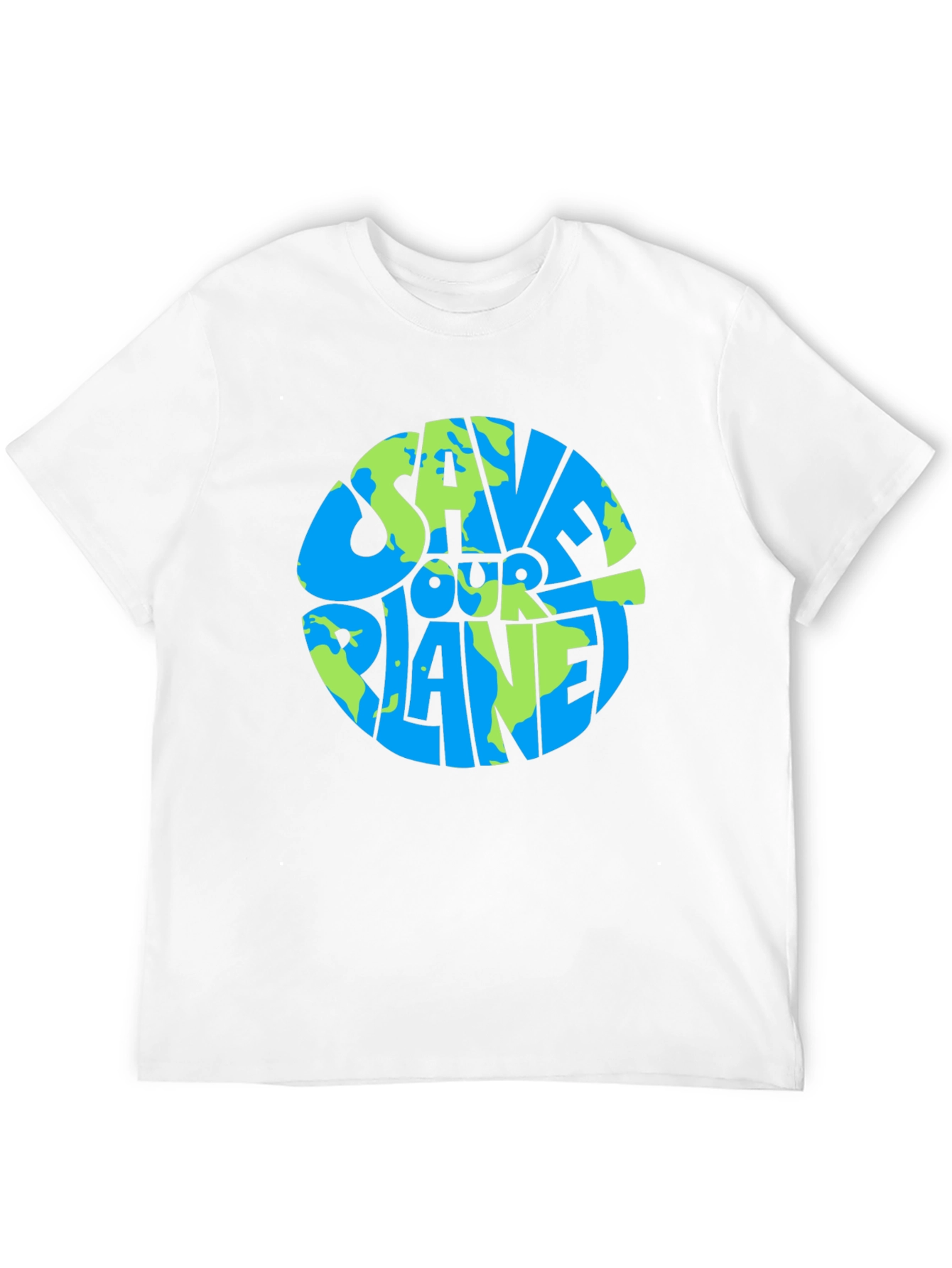 Camiseta Negra Salva Nuestro Planeta