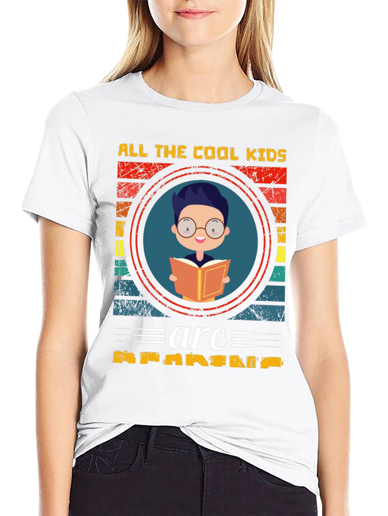 Camiseta All The Cool Kids Are Reading