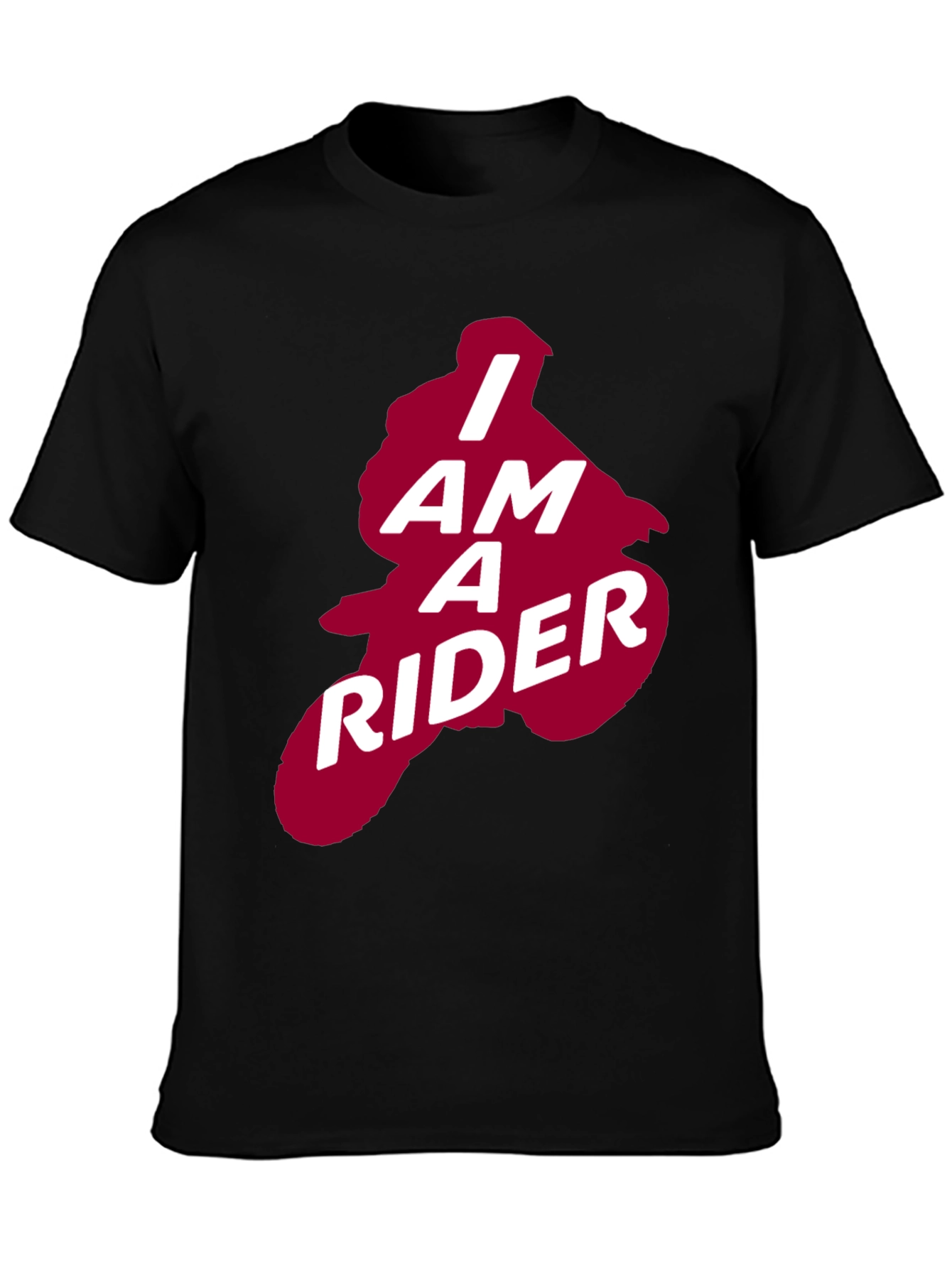 Camiseta Negra I Am A Rider