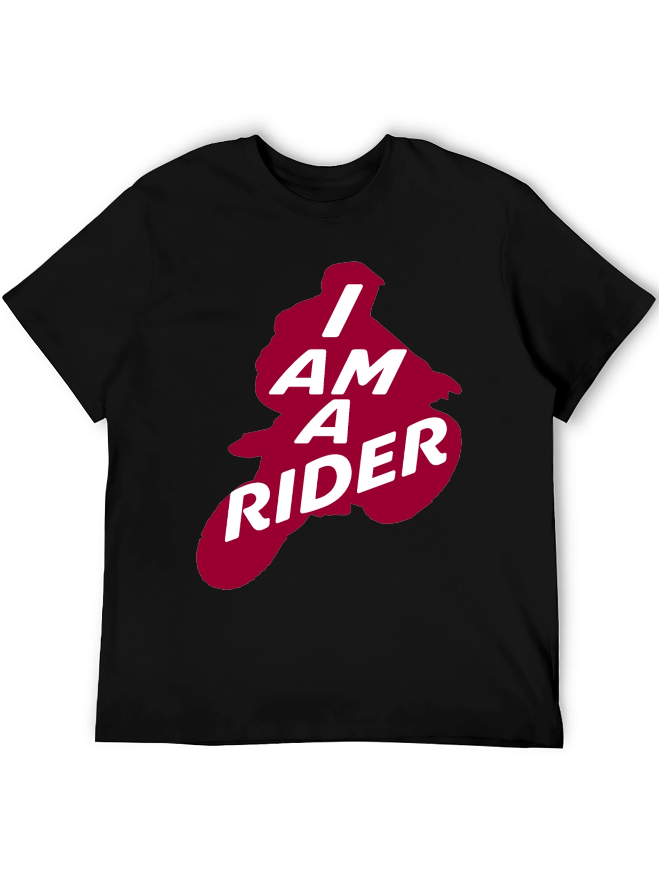 Camiseta Negra I Am A Rider
