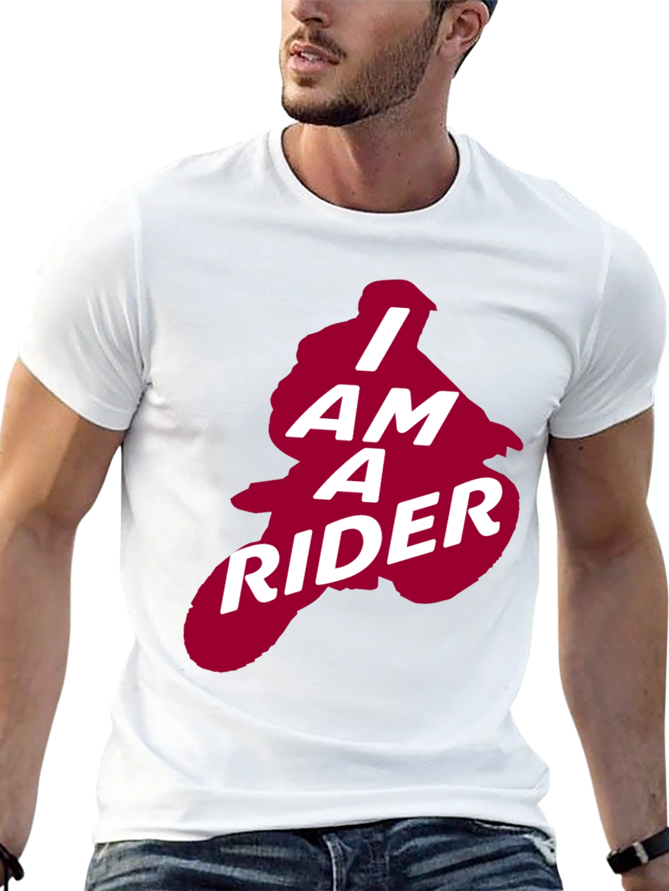 Camiseta Negra I Am A Rider