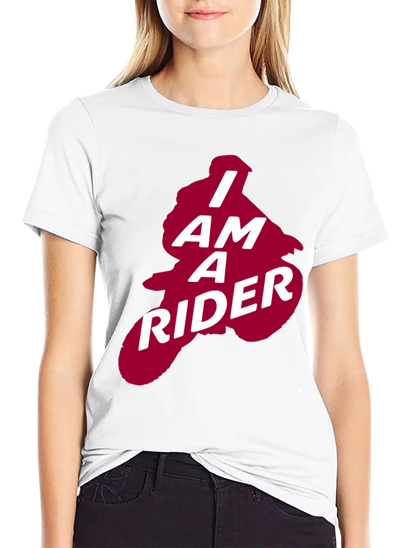 Camiseta Negra I Am A Rider