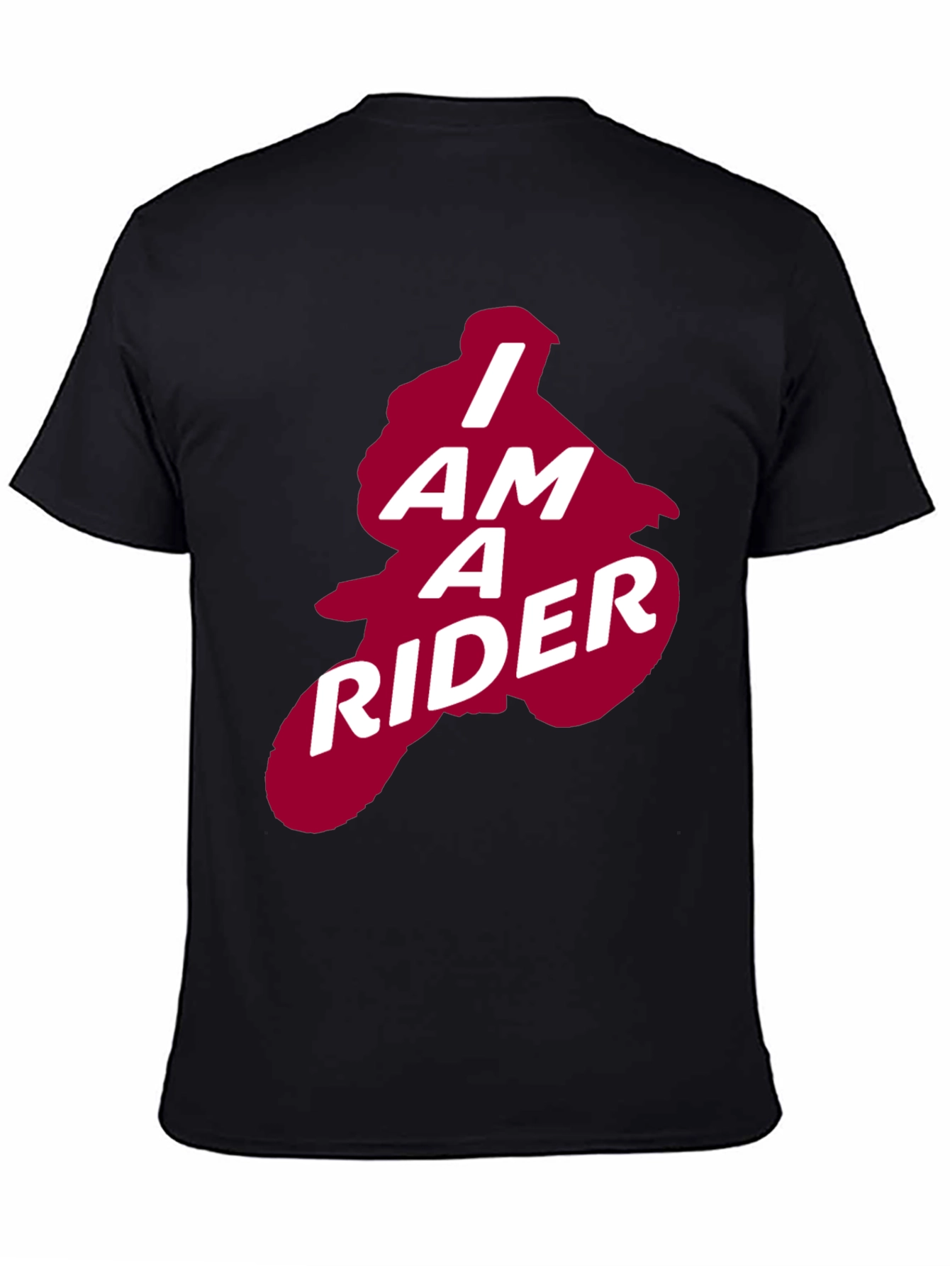 Camiseta Negra I Am A Rider