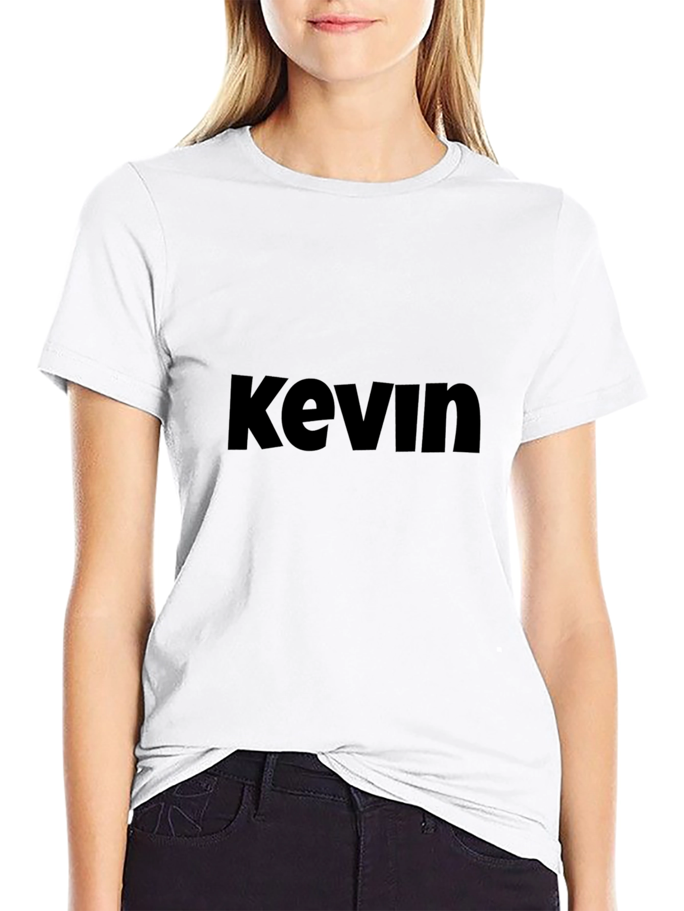 Camiseta Negra Kevin - Diseño Casual y Cómoda