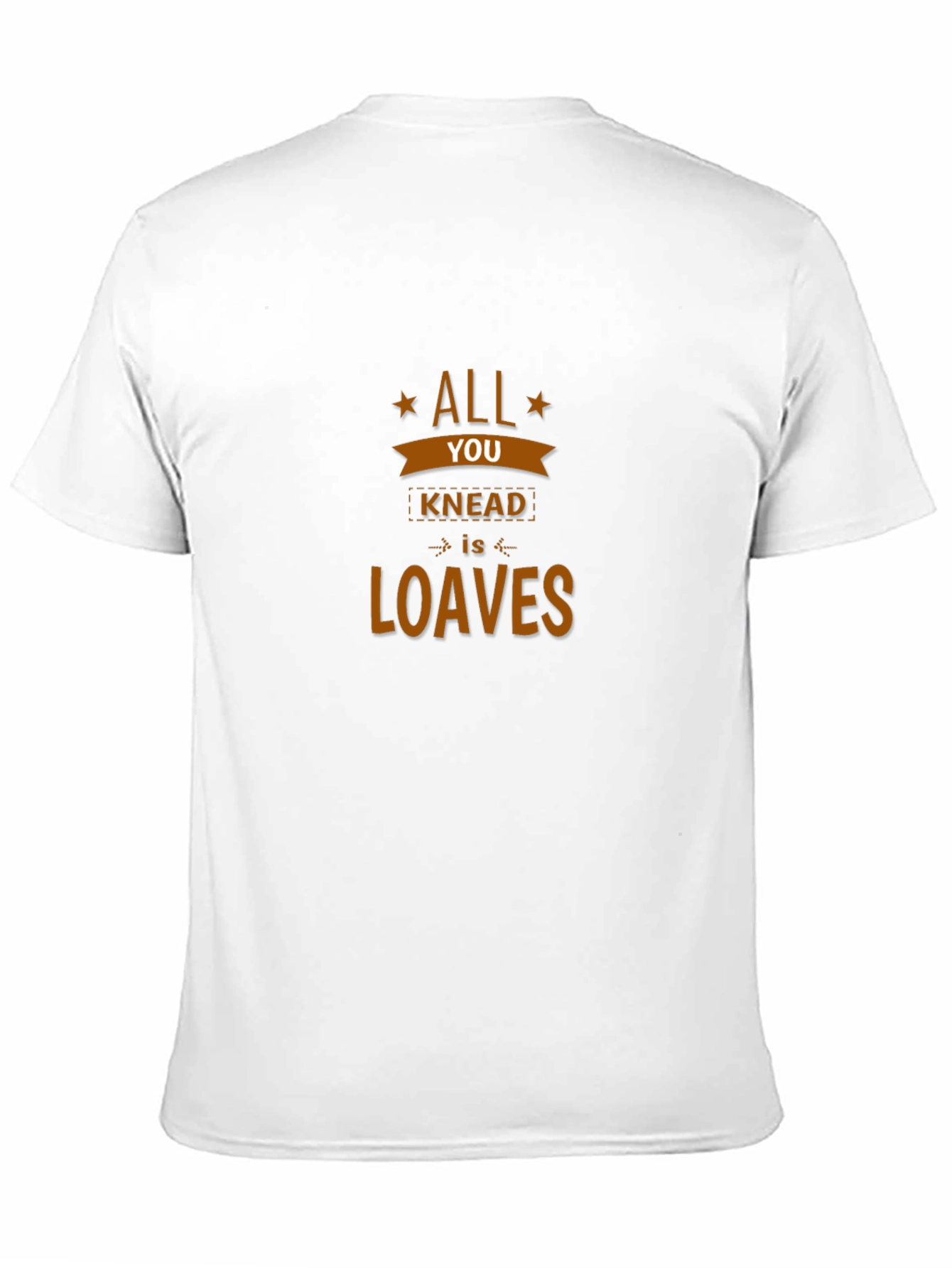 Camiseta Negra Hombre - Diseño Divertido Panadero