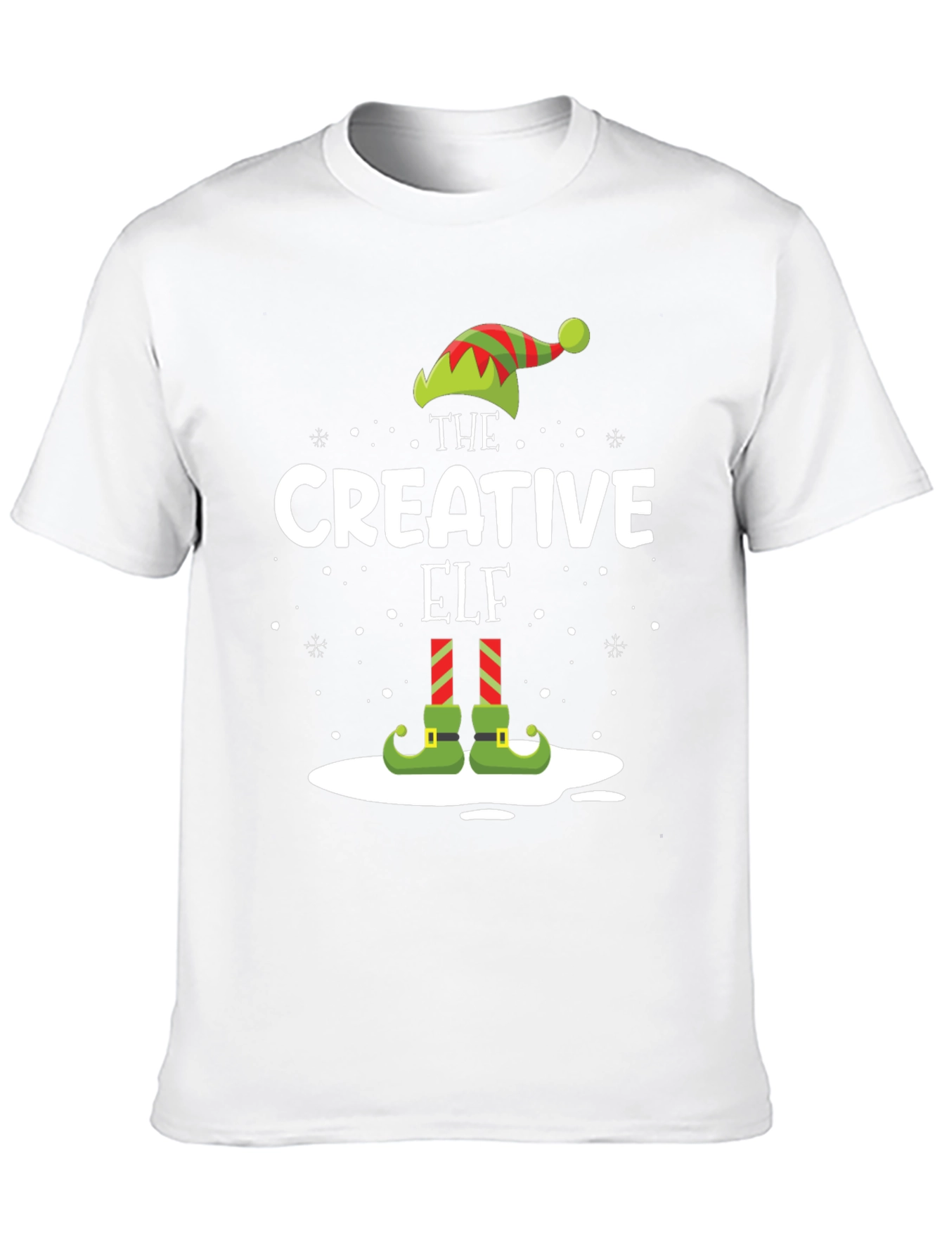 Camiseta Negra Navideña The Creative Elf