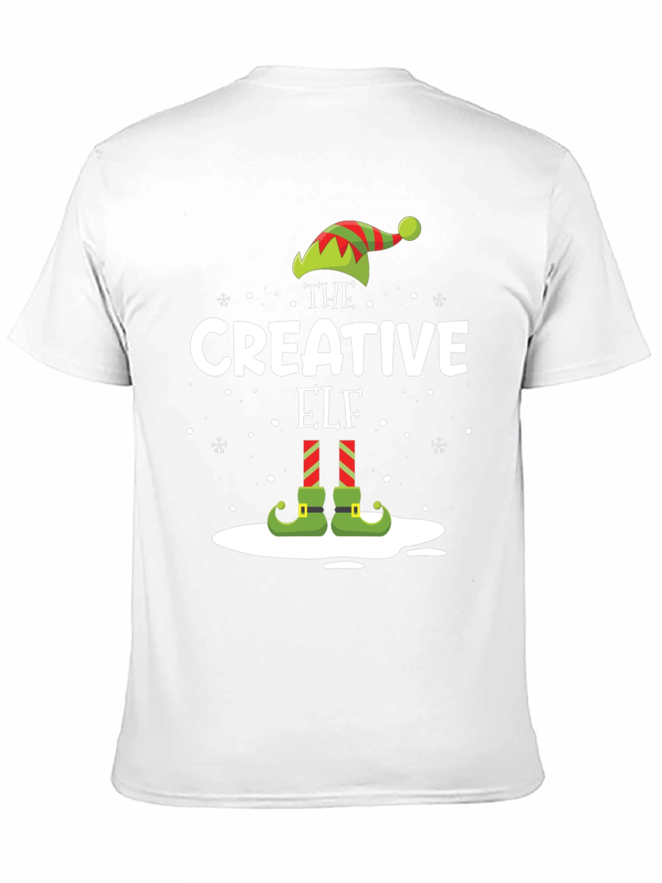 Camiseta Negra Navideña The Creative Elf
