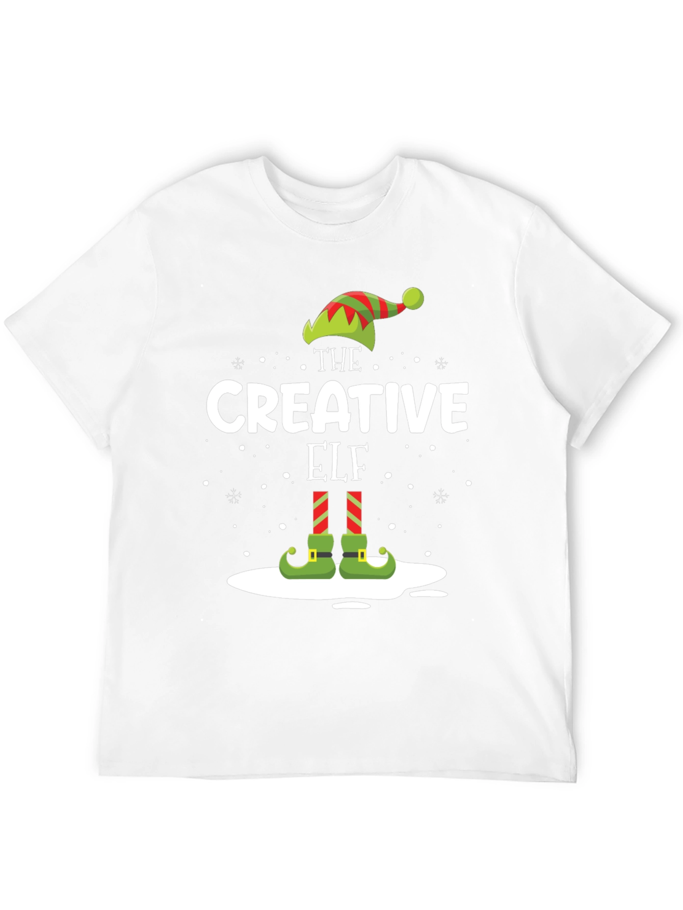 Camiseta Negra Navideña The Creative Elf