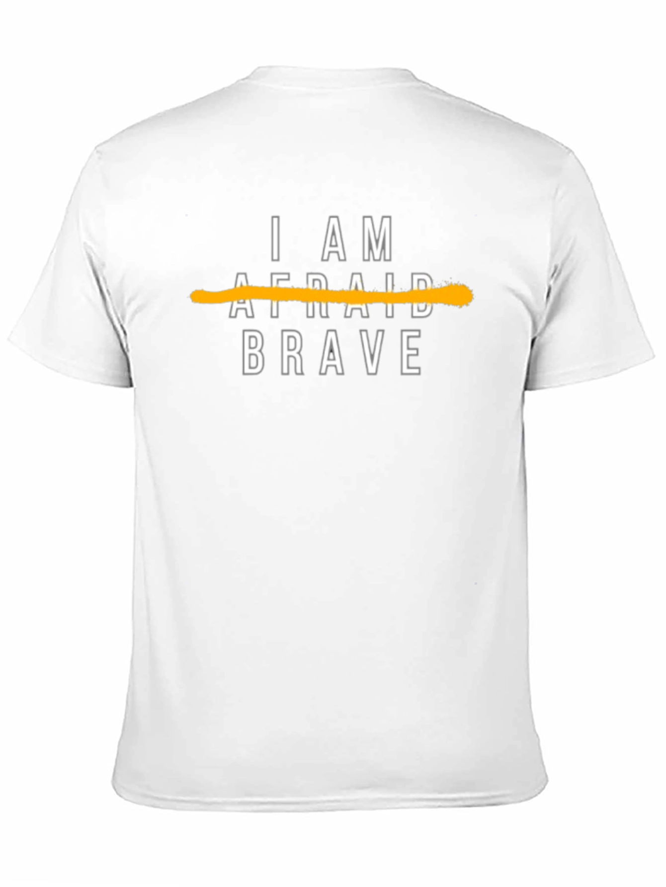 Camiseta Negra Brave: Sé Valiente No Temas