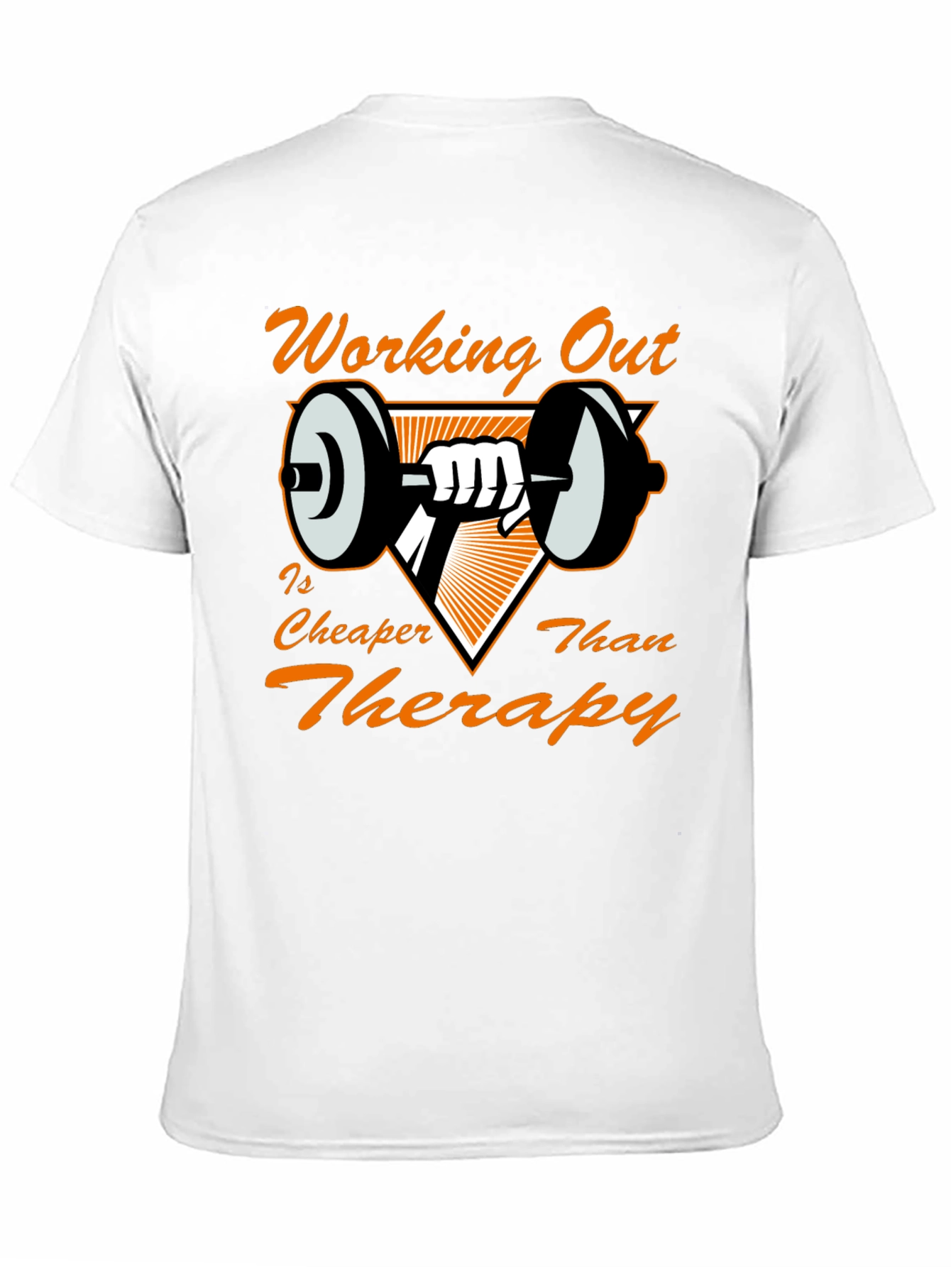 Camiseta Negra con Diseño de Gimnasio Motivacional