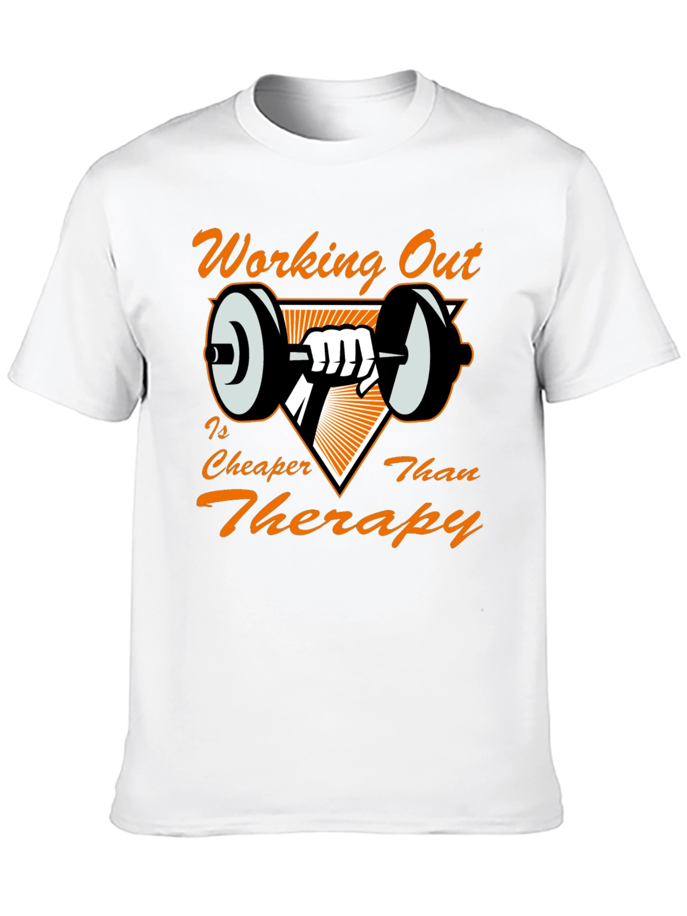 Camiseta Negra con Diseño de Gimnasio Motivacional