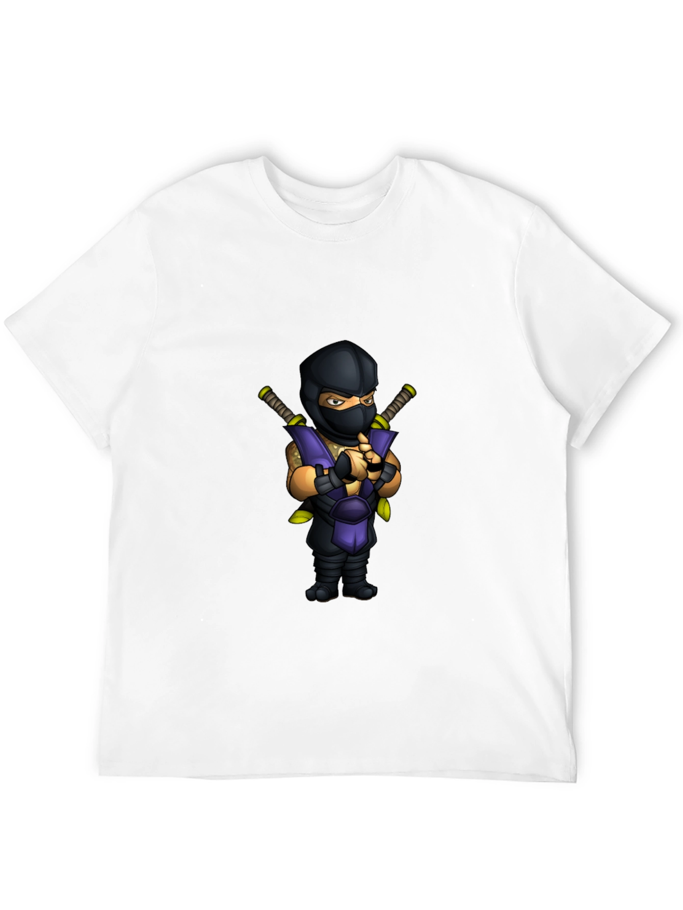 Camiseta Negra Ninja Mortal Kombat Sub-Zero