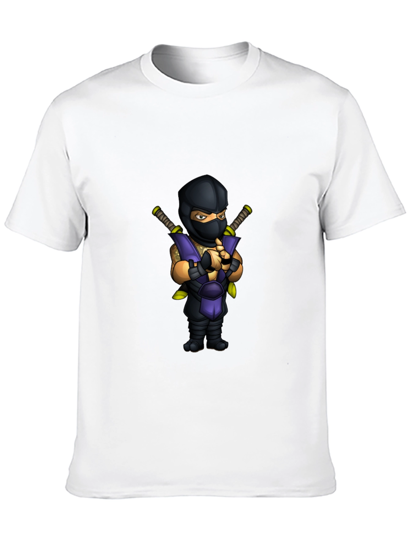 Camiseta Negra Ninja Mortal Kombat Sub-Zero