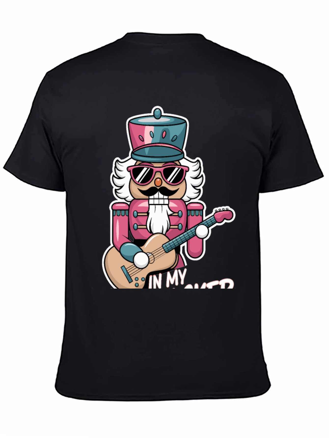 Camiseta Negra Nutcracker Guitarrista