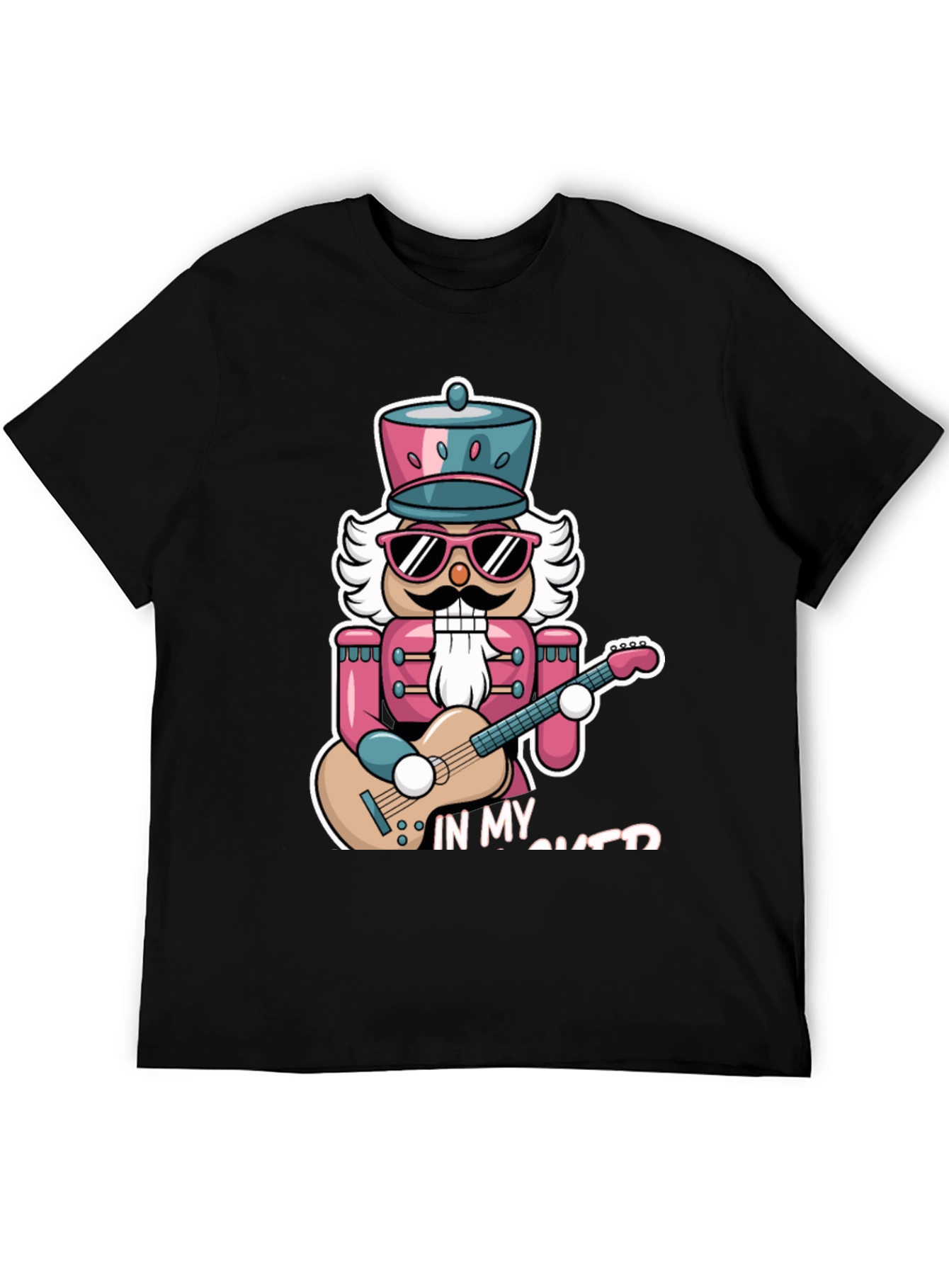Camiseta Negra Nutcracker Guitarrista