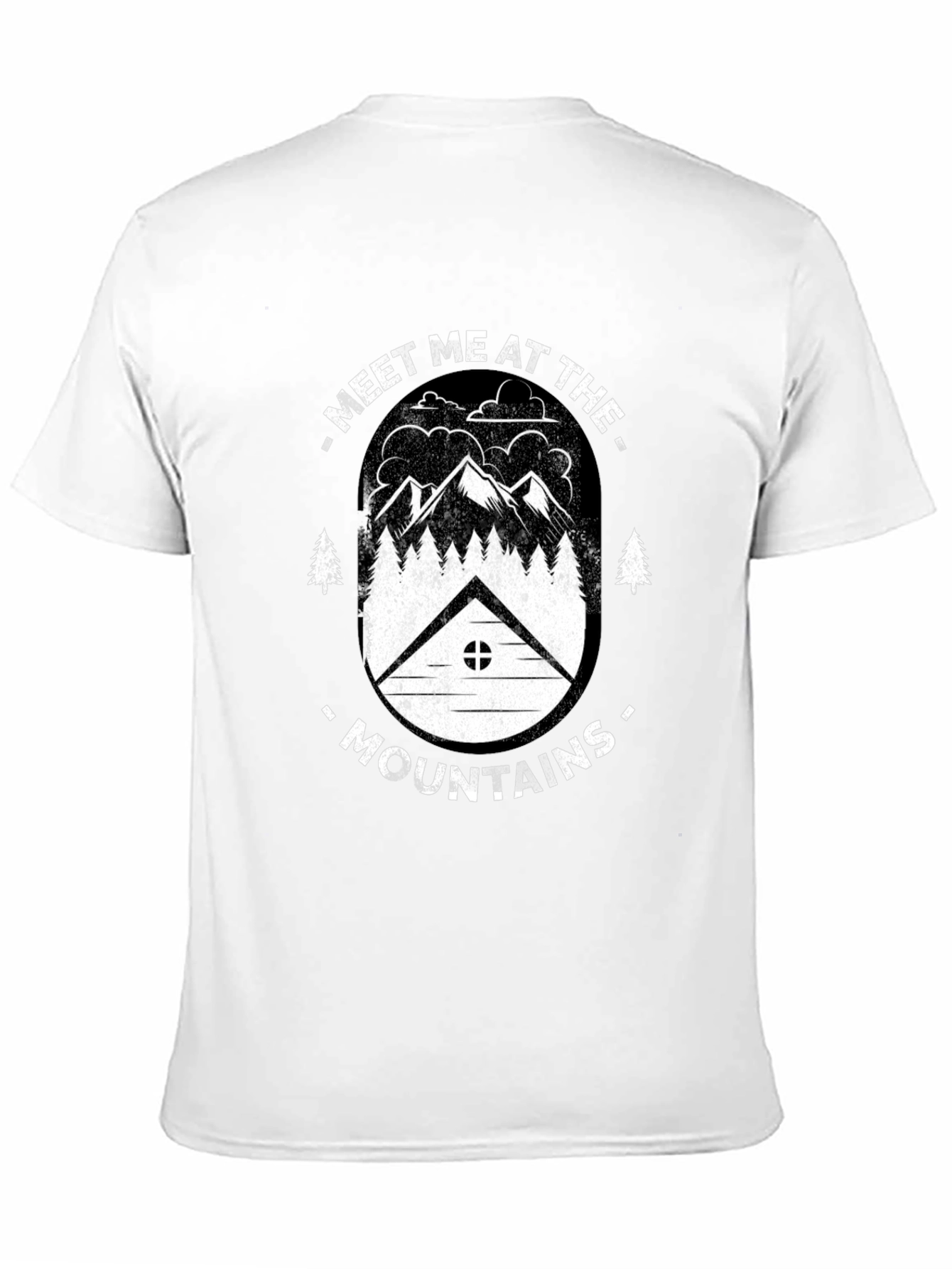 Camiseta Negra Meet Me At The Mountains